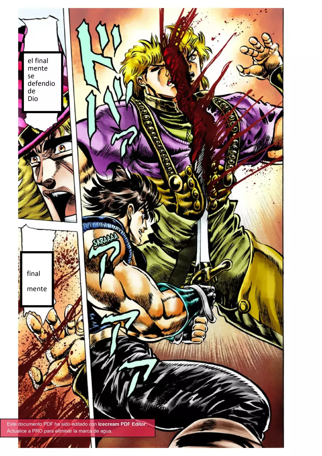 Read JoJo's Bizarre Adventure Parte 1 Phantom Blood Full Color ES Manga Online