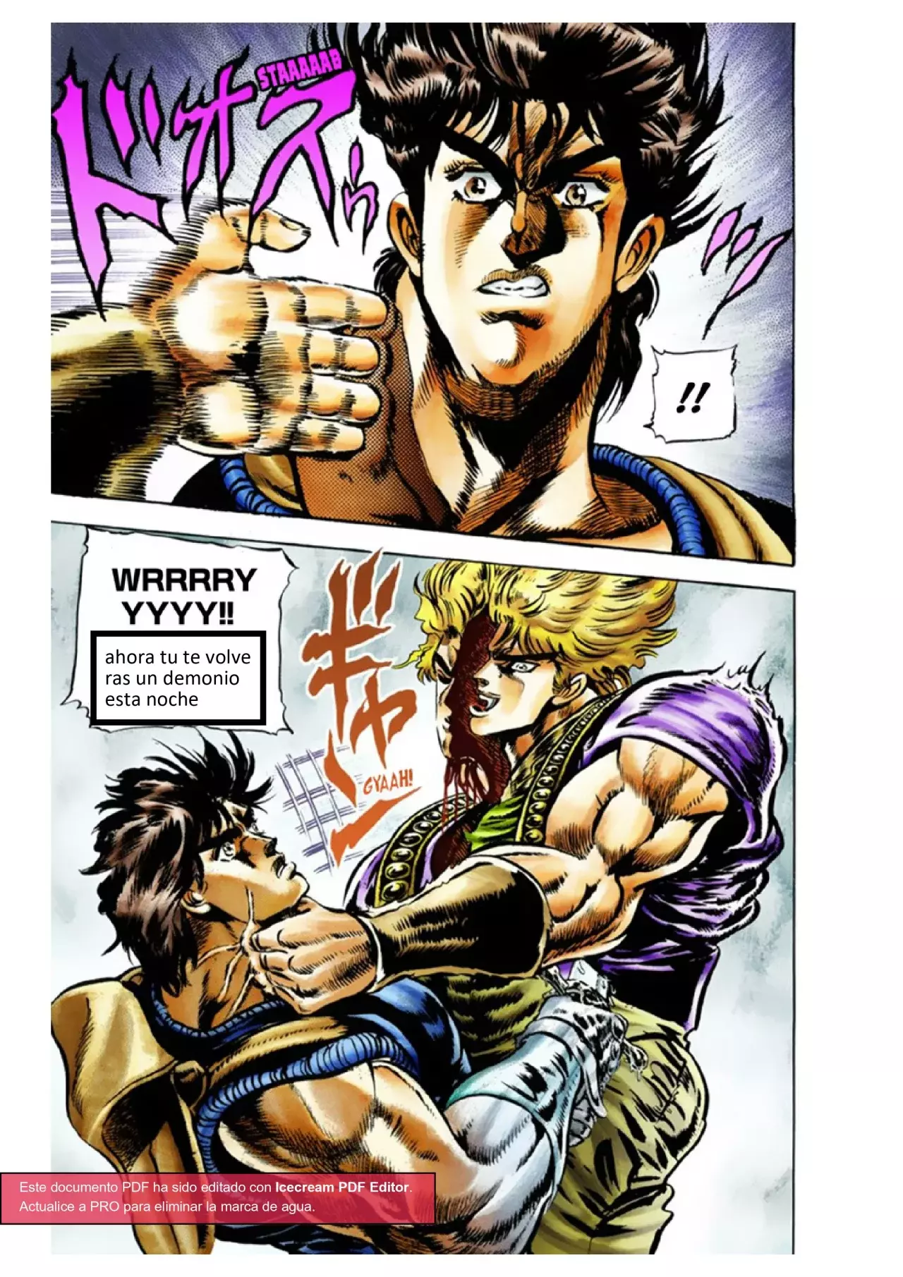 Read JoJo's Bizarre Adventure Parte 1 Phantom Blood Full Color ES Manga Online