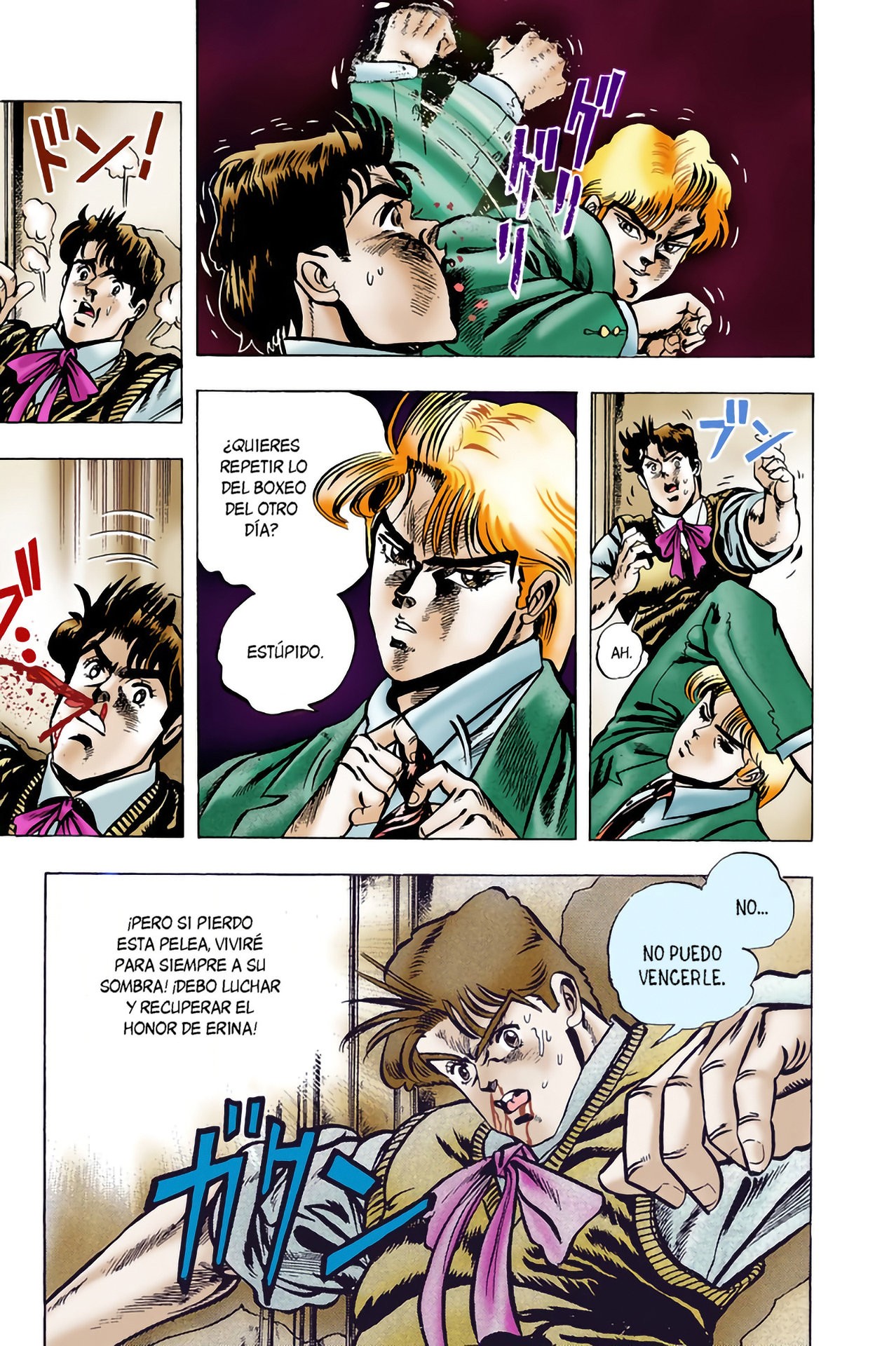 Read JoJo's Bizarre Adventure Parte 1 Phantom Blood Full Color ES Manga Online