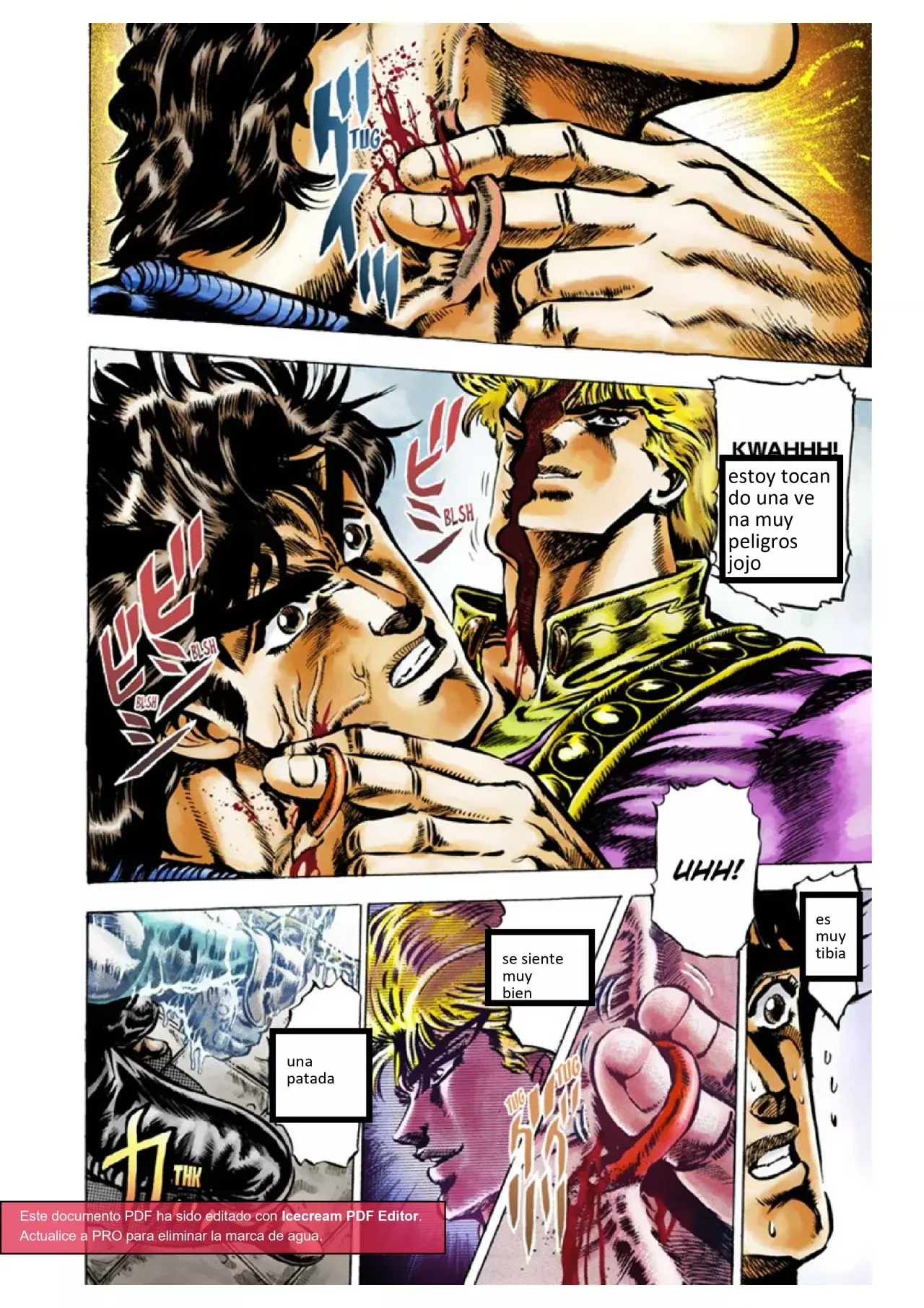 Read JoJo's Bizarre Adventure Parte 1 Phantom Blood Full Color ES Manga Online