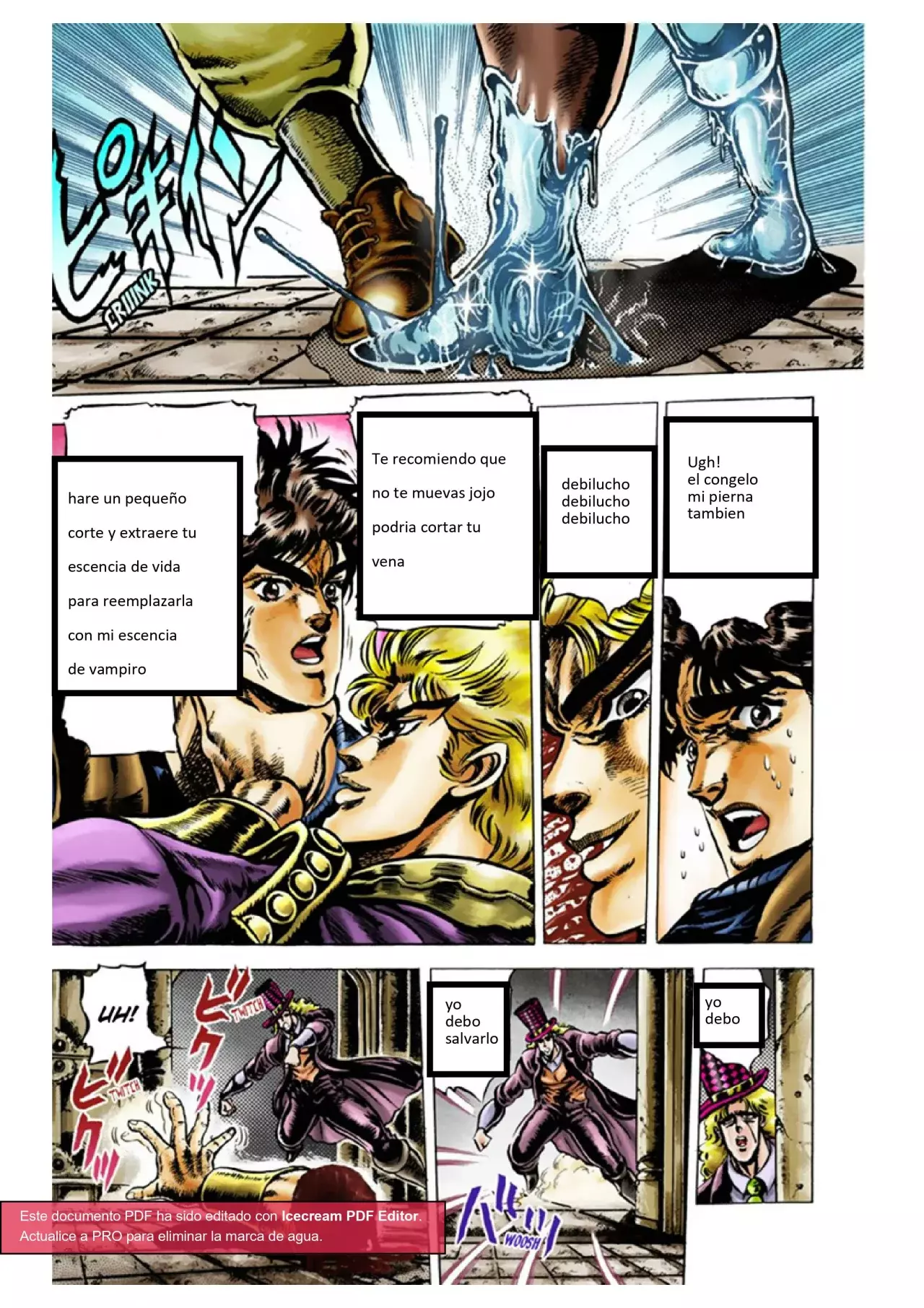 Read JoJo's Bizarre Adventure Parte 1 Phantom Blood Full Color ES Manga Online