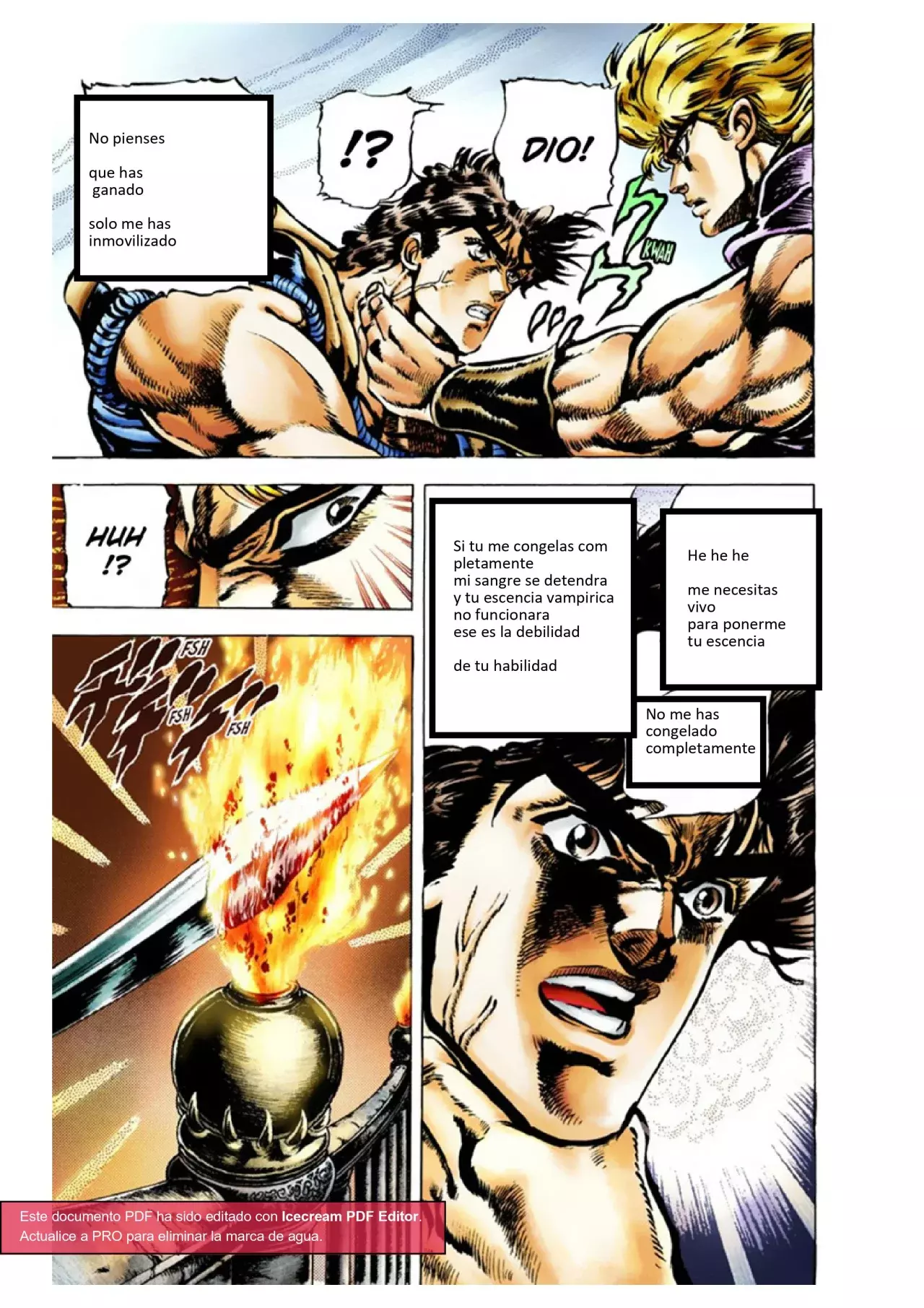 Read JoJo's Bizarre Adventure Parte 1 Phantom Blood Full Color ES Manga Online