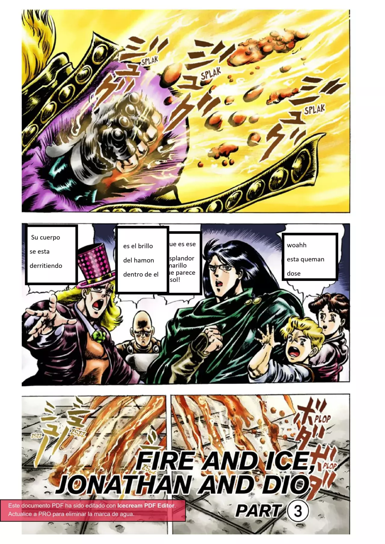 Read JoJo's Bizarre Adventure Parte 1 Phantom Blood Full Color ES Manga Online