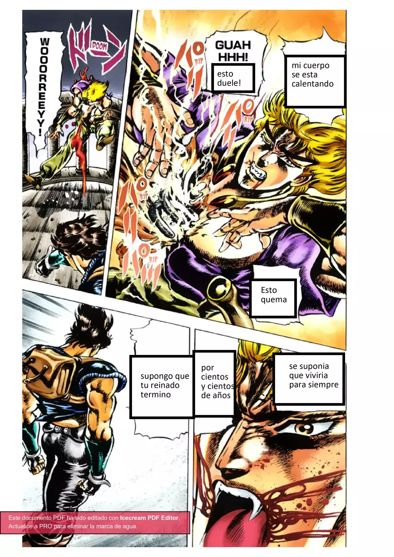Read JoJo's Bizarre Adventure Parte 1 Phantom Blood Full Color ES Manga Online