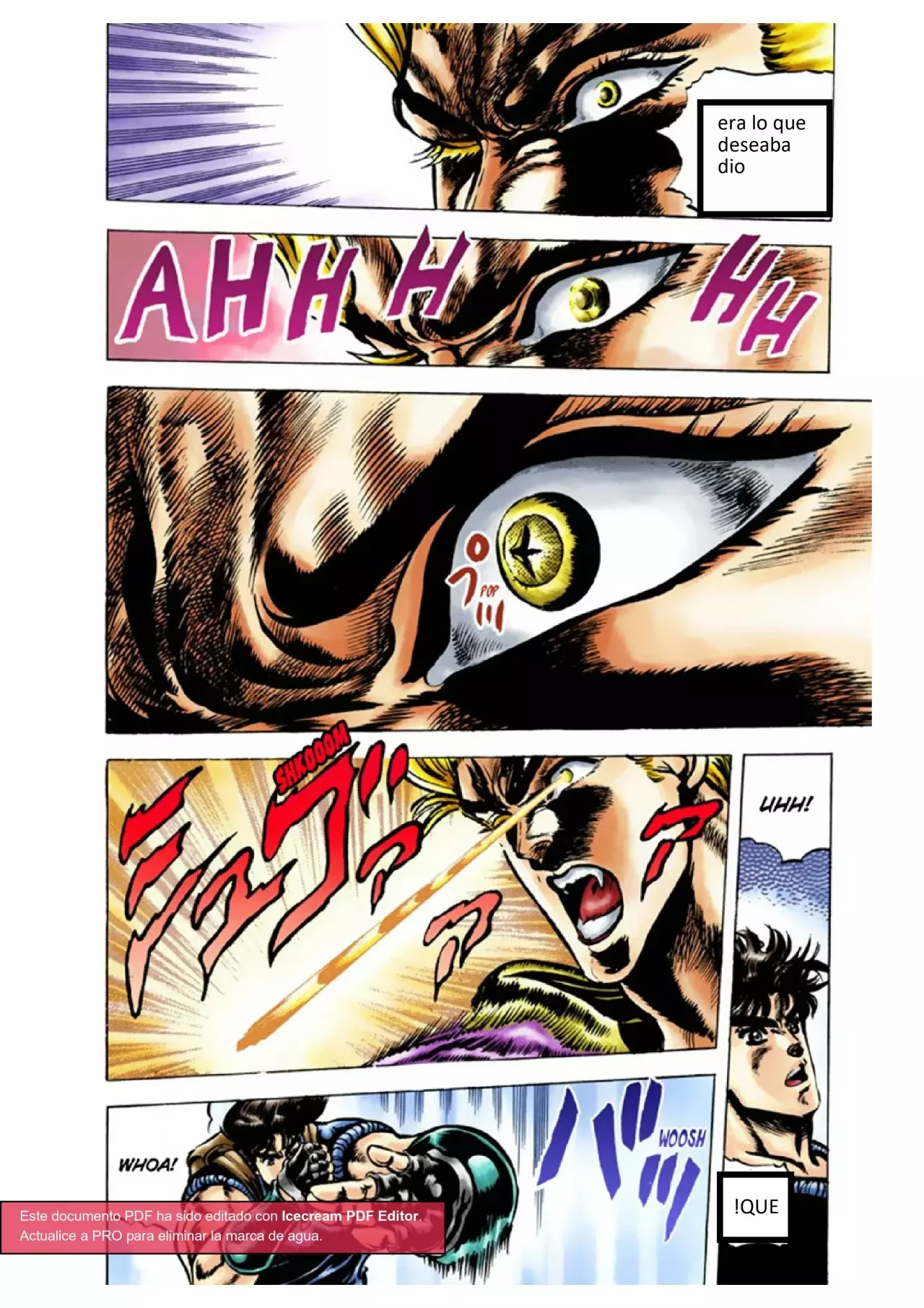 Read JoJo's Bizarre Adventure Parte 1 Phantom Blood Full Color ES Manga Online