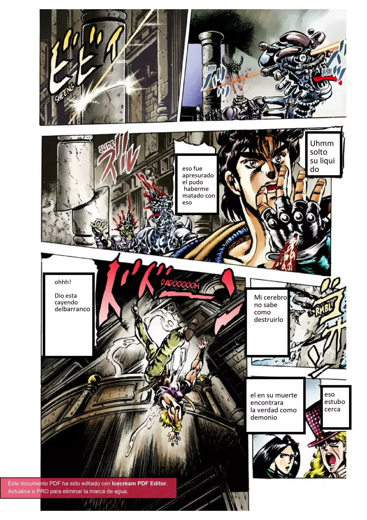 Read JoJo's Bizarre Adventure Parte 1 Phantom Blood Full Color ES Manga Online