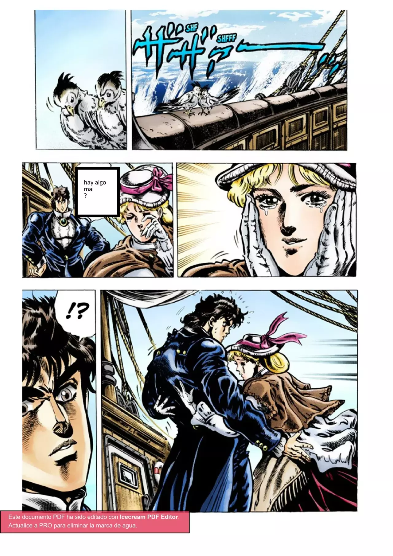 Read JoJo's Bizarre Adventure Parte 1 Phantom Blood Full Color ES Manga Online