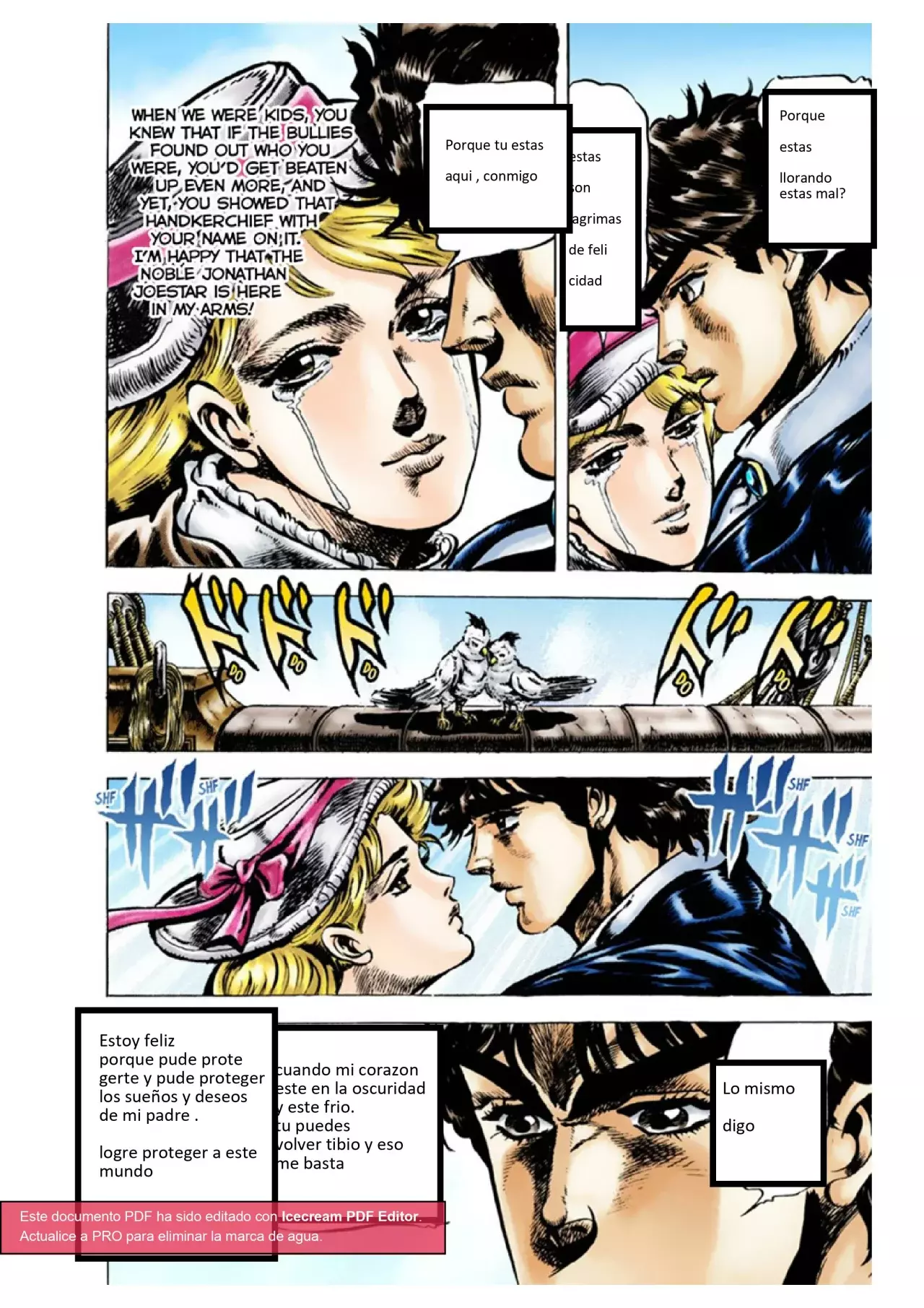 Read JoJo's Bizarre Adventure Parte 1 Phantom Blood Full Color ES Manga Online