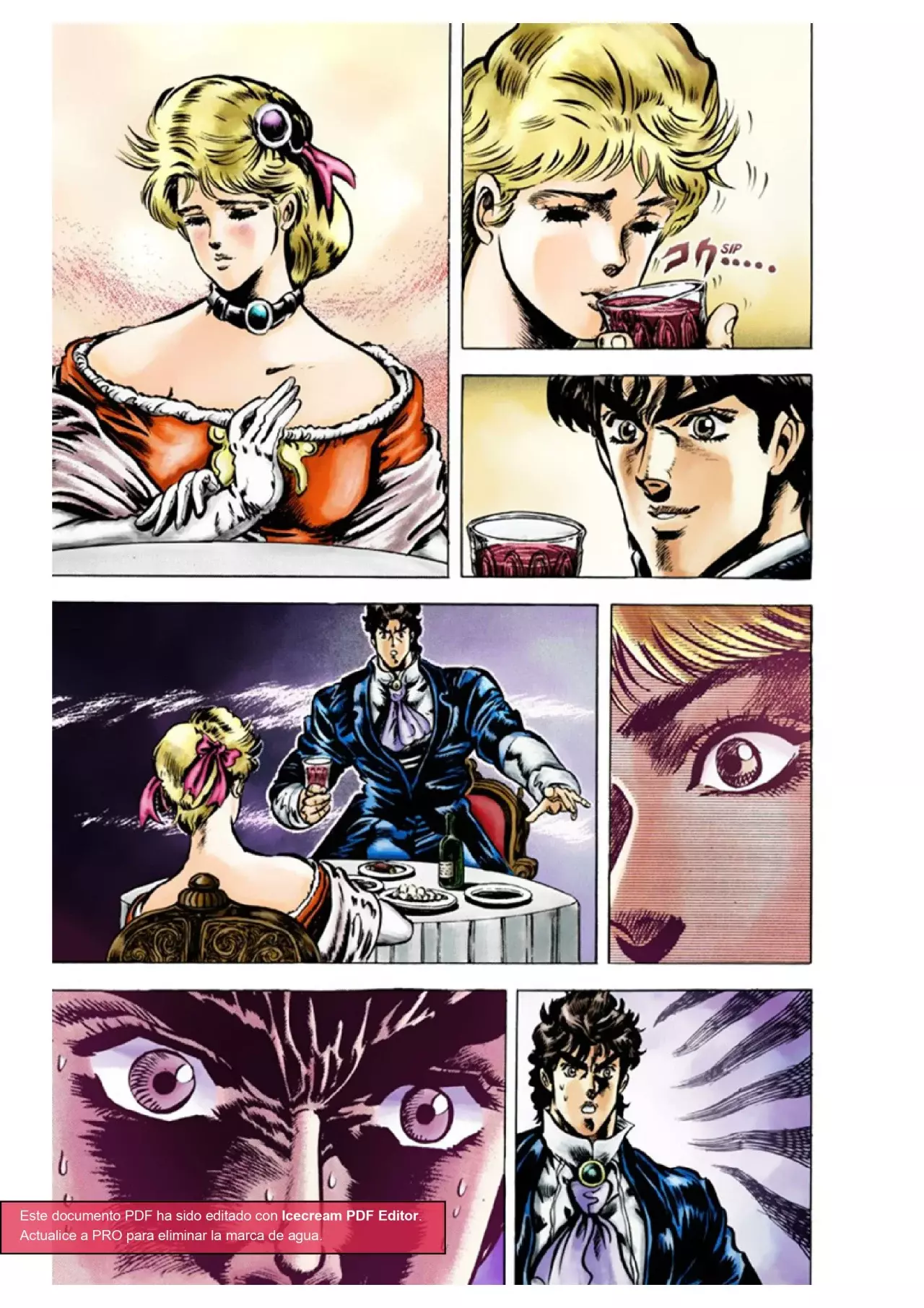 Read JoJo's Bizarre Adventure Parte 1 Phantom Blood Full Color ES Manga Online