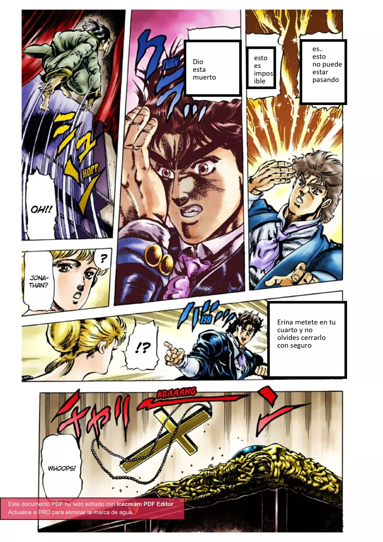 Read JoJo's Bizarre Adventure Parte 1 Phantom Blood Full Color ES Manga Online