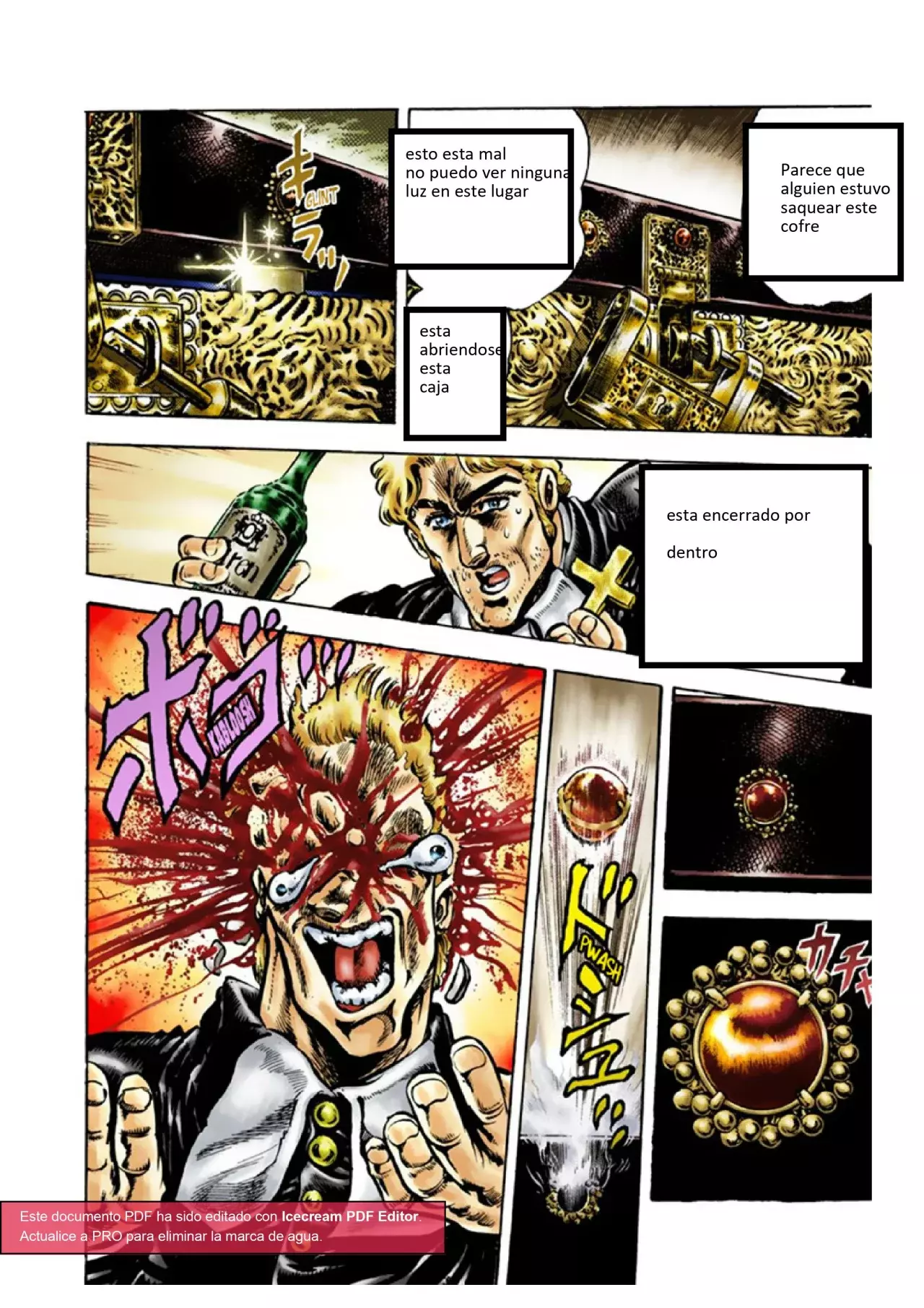 Read JoJo's Bizarre Adventure Parte 1 Phantom Blood Full Color ES Manga Online