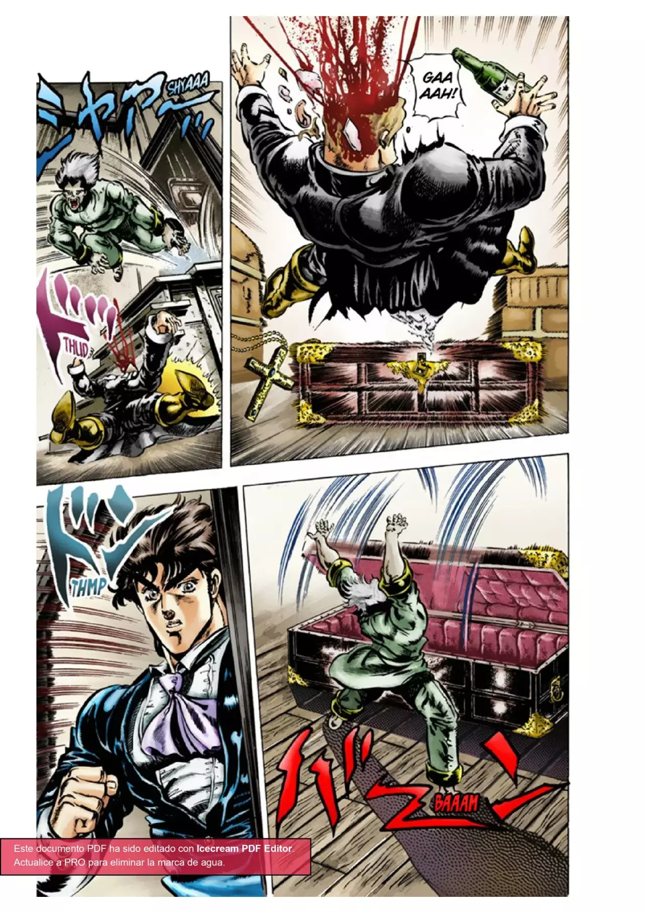 Read JoJo's Bizarre Adventure Parte 1 Phantom Blood Full Color ES Manga Online