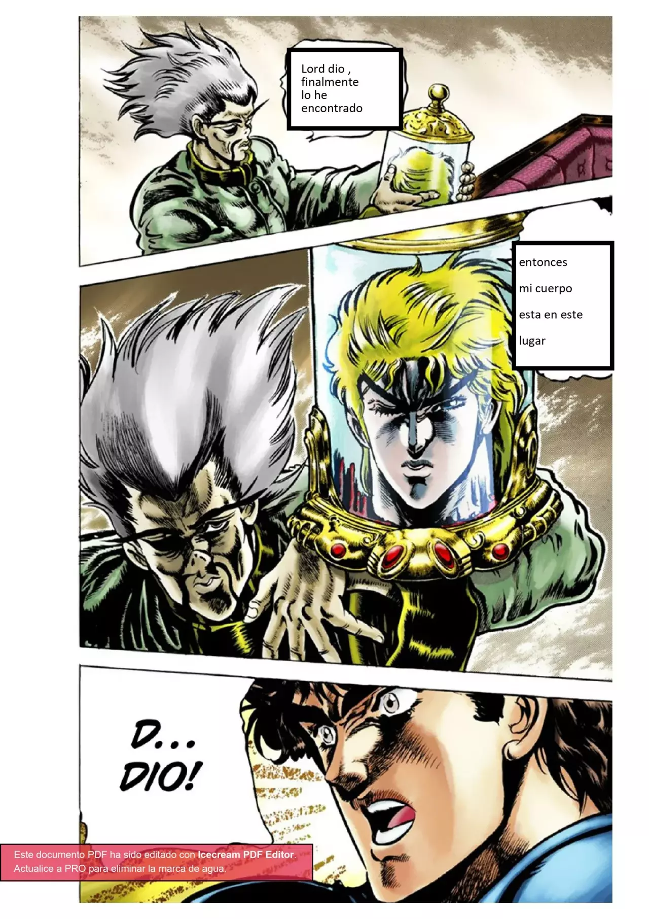 Read JoJo's Bizarre Adventure Parte 1 Phantom Blood Full Color ES Manga Online