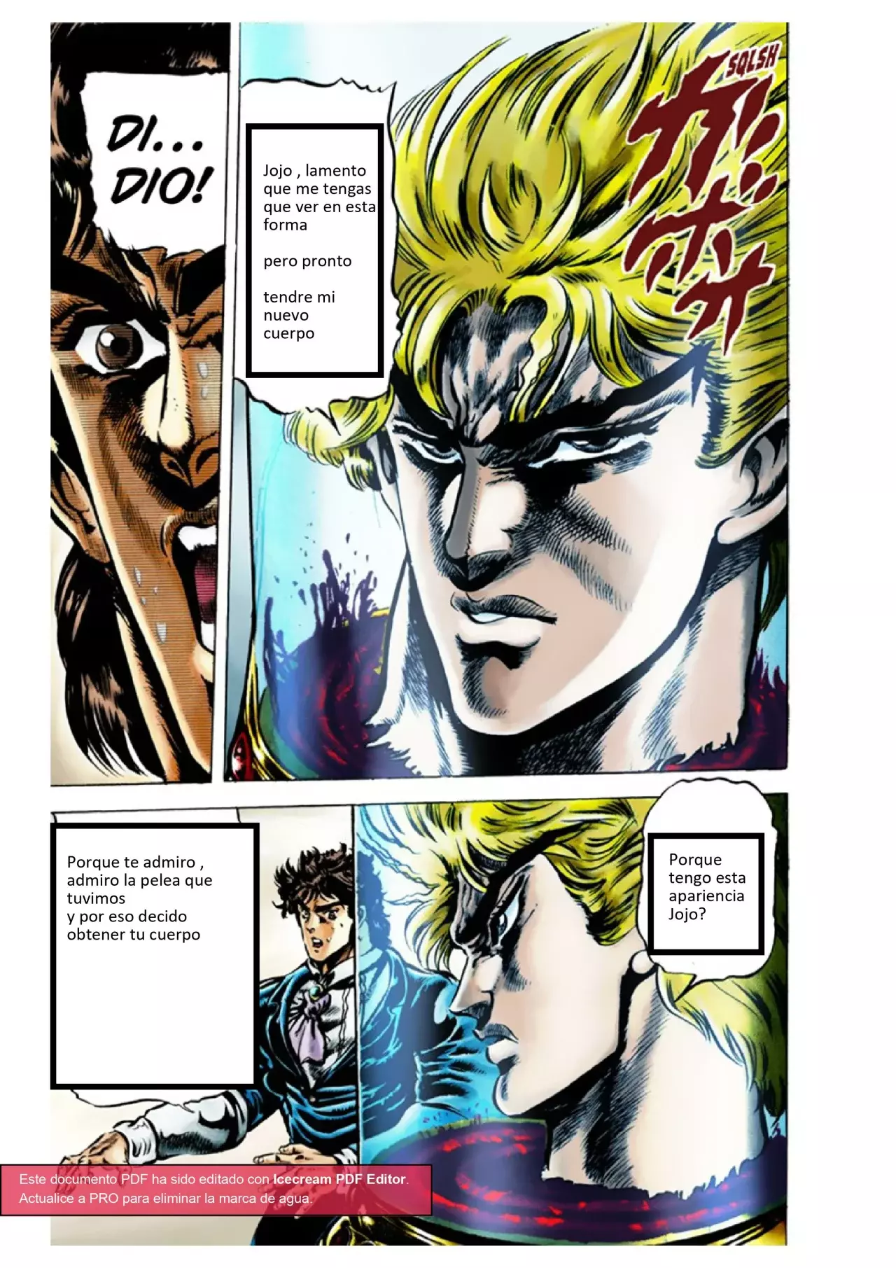 Read JoJo's Bizarre Adventure Parte 1 Phantom Blood Full Color ES Manga Online