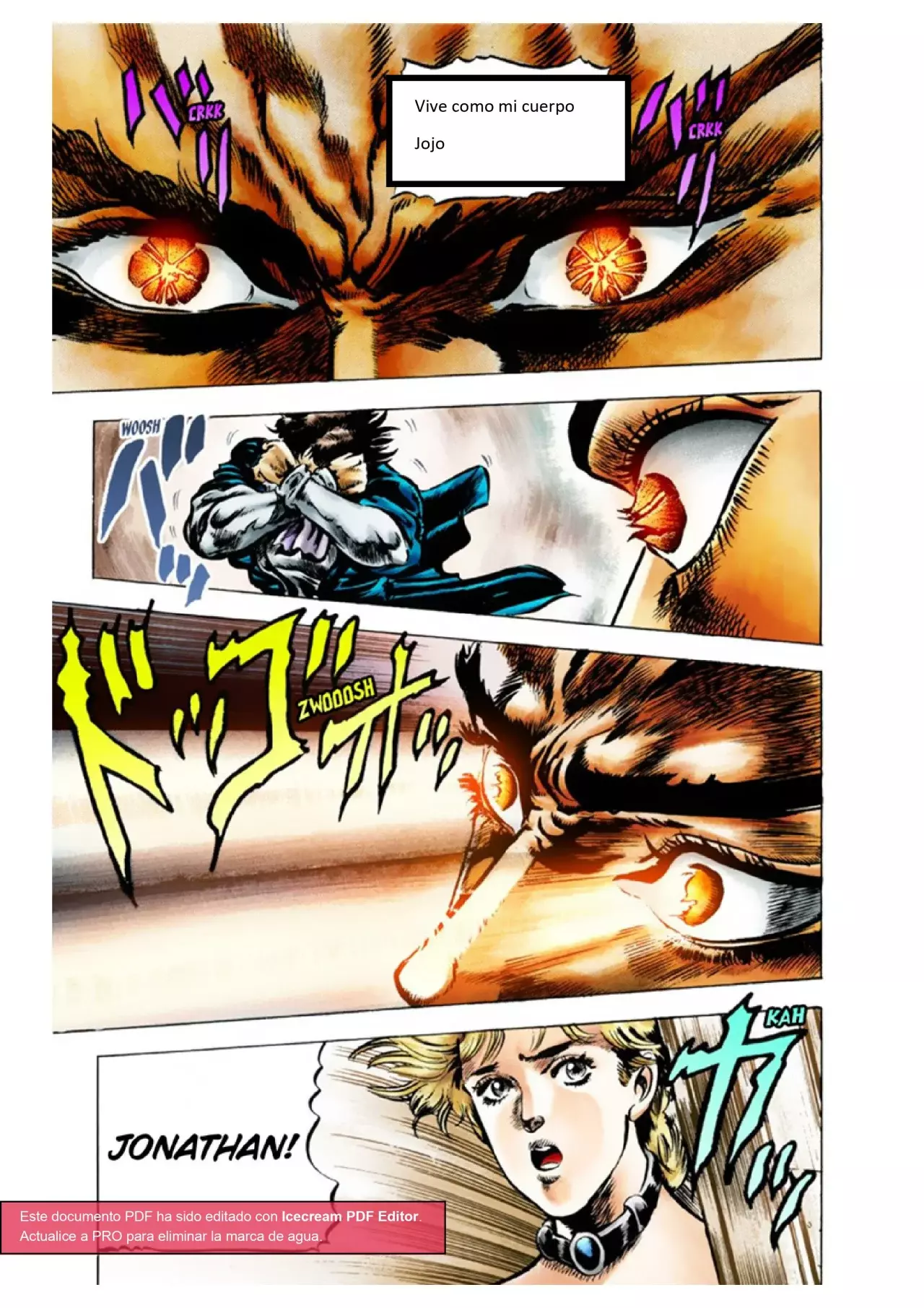 Read JoJo's Bizarre Adventure Parte 1 Phantom Blood Full Color ES Manga Online