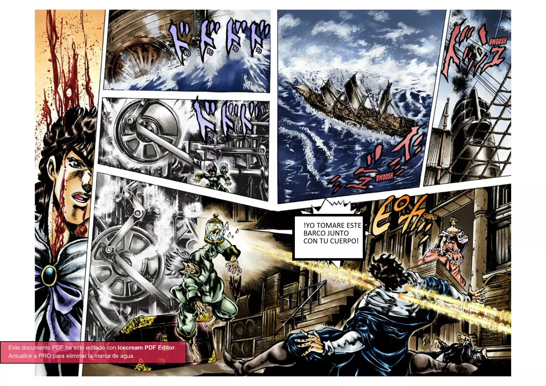 Read JoJo's Bizarre Adventure Parte 1 Phantom Blood Full Color ES Manga Online