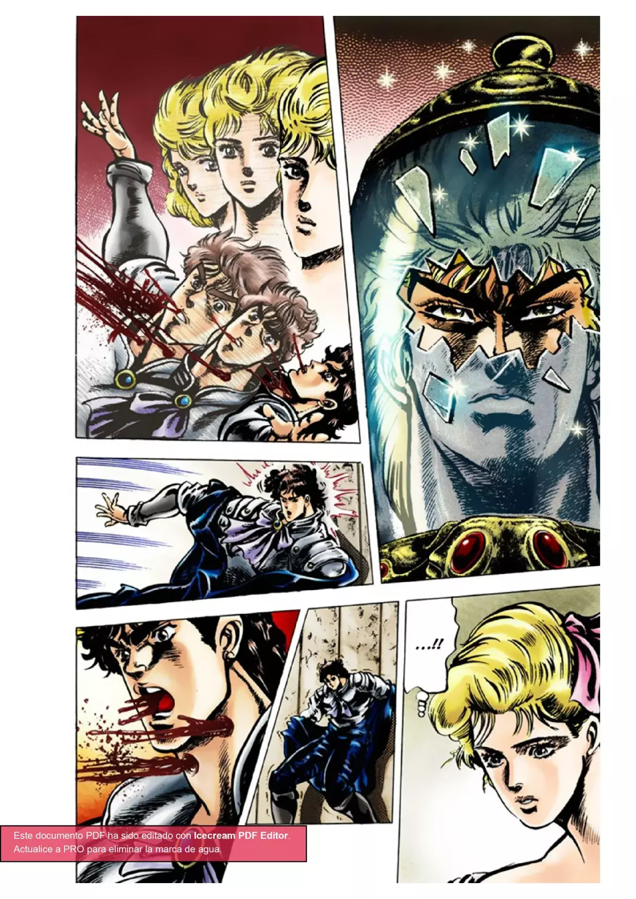 Read JoJo's Bizarre Adventure Parte 1 Phantom Blood Full Color ES Manga Online