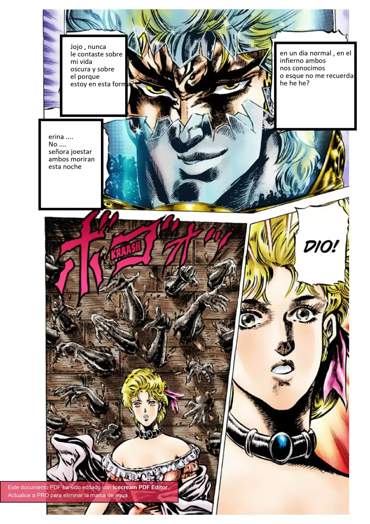 Read JoJo's Bizarre Adventure Parte 1 Phantom Blood Full Color ES Manga Online