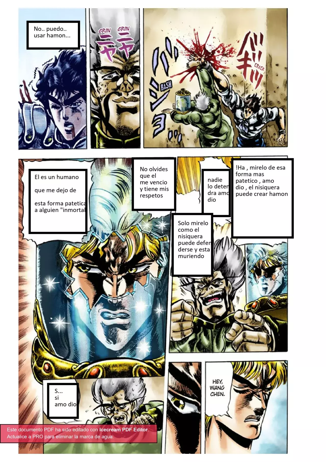 Read JoJo's Bizarre Adventure Parte 1 Phantom Blood Full Color ES Manga Online