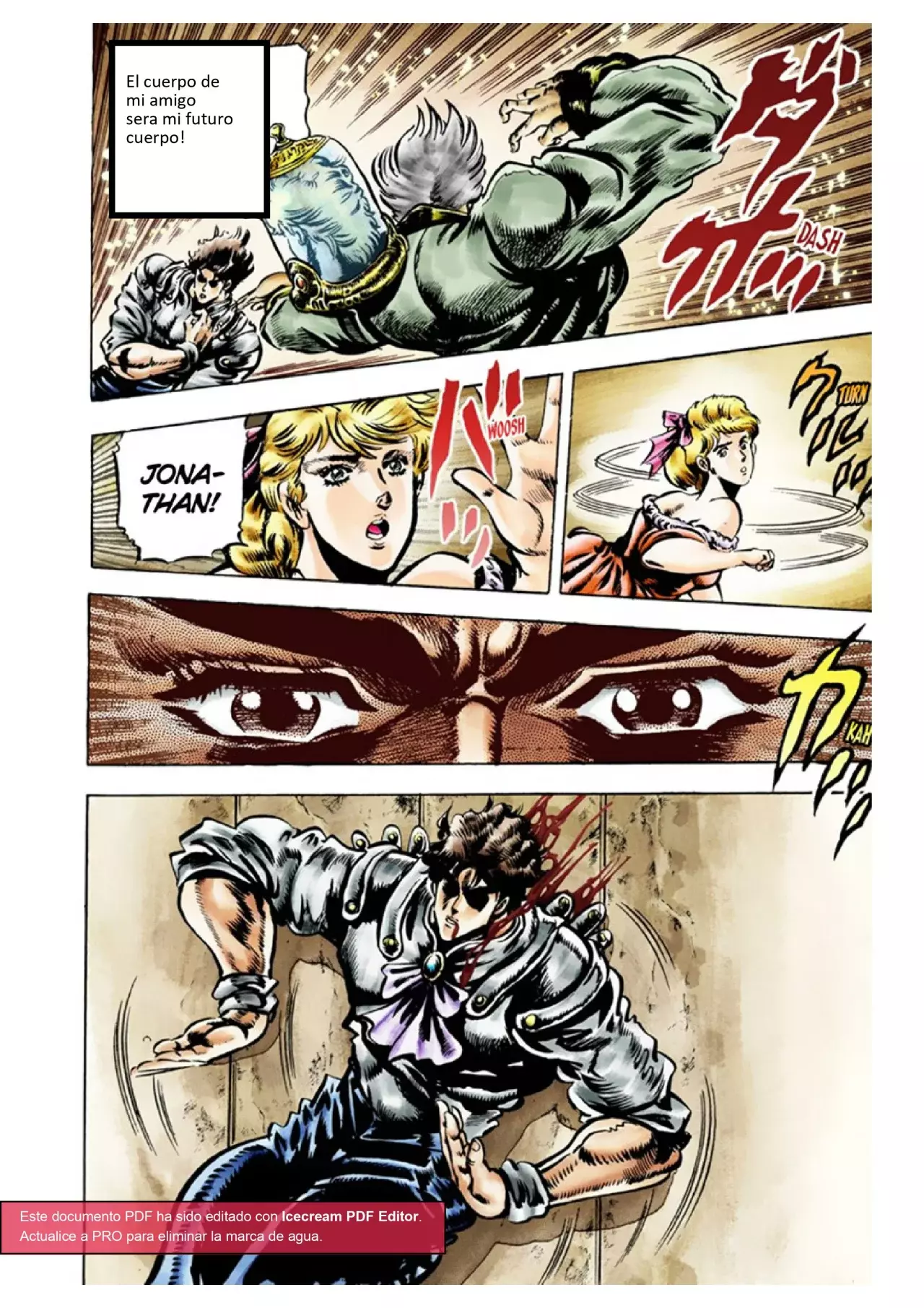 Read JoJo's Bizarre Adventure Parte 1 Phantom Blood Full Color ES Manga Online