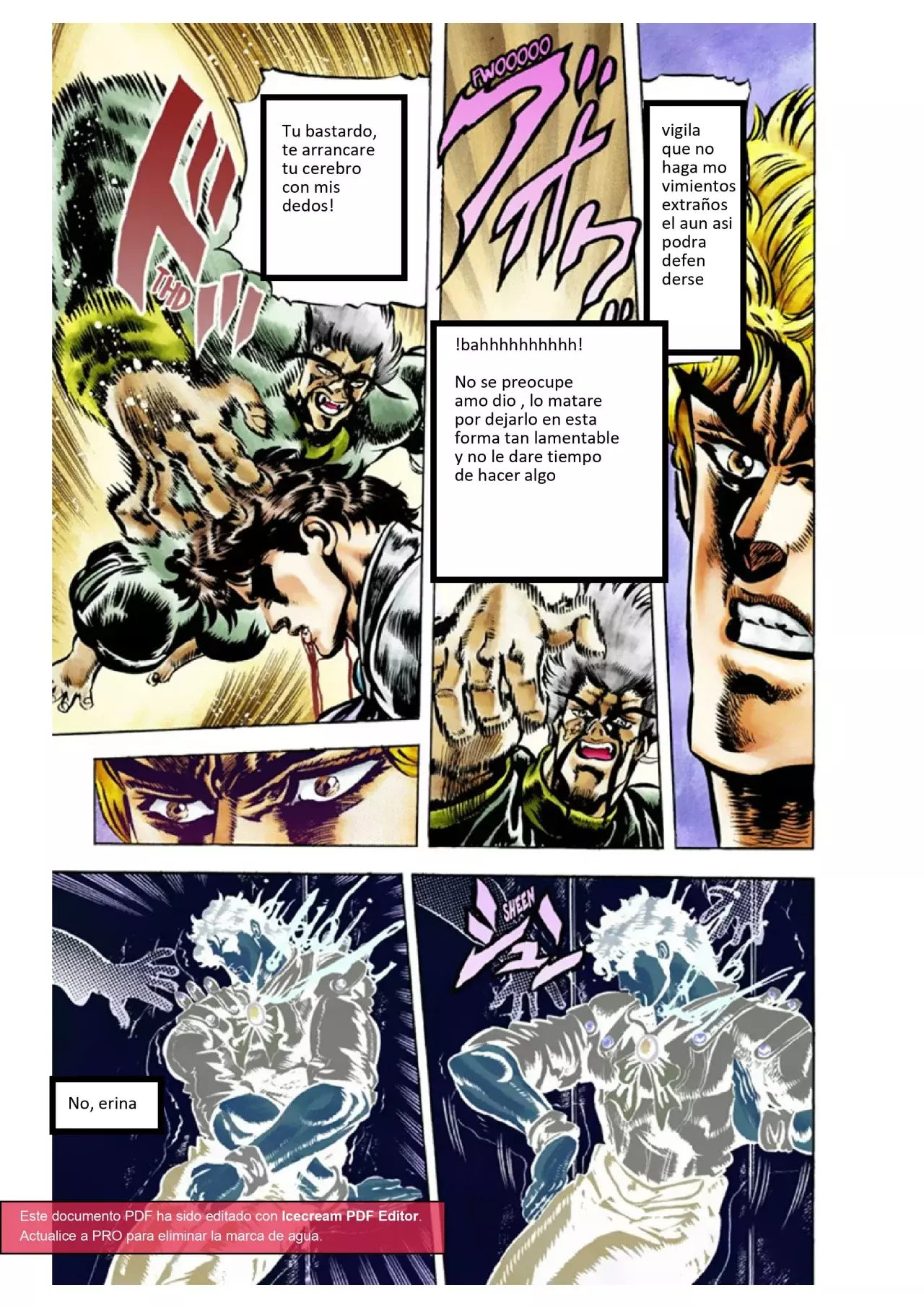 Read JoJo's Bizarre Adventure Parte 1 Phantom Blood Full Color ES Manga Online