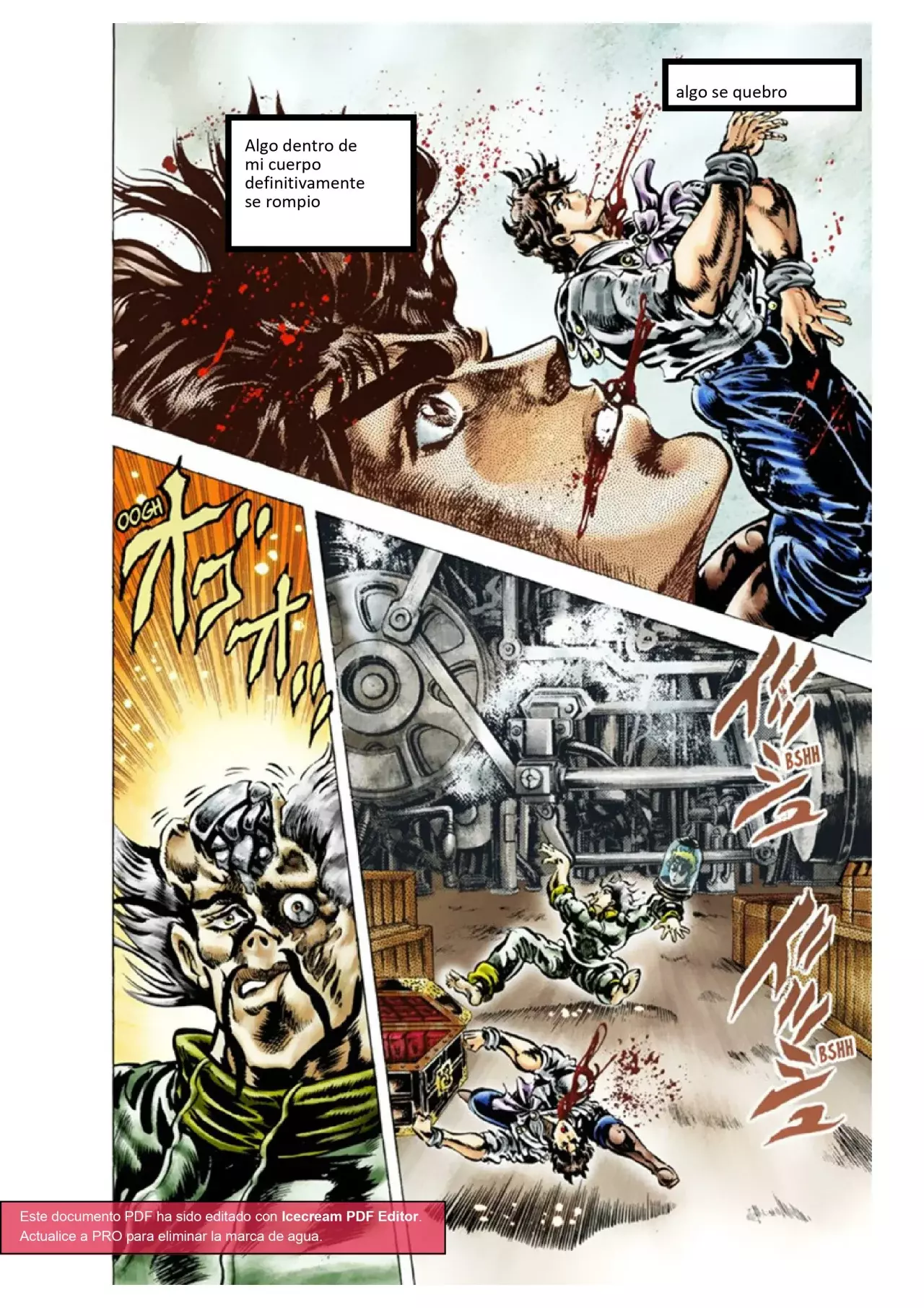 Read JoJo's Bizarre Adventure Parte 1 Phantom Blood Full Color ES Manga Online