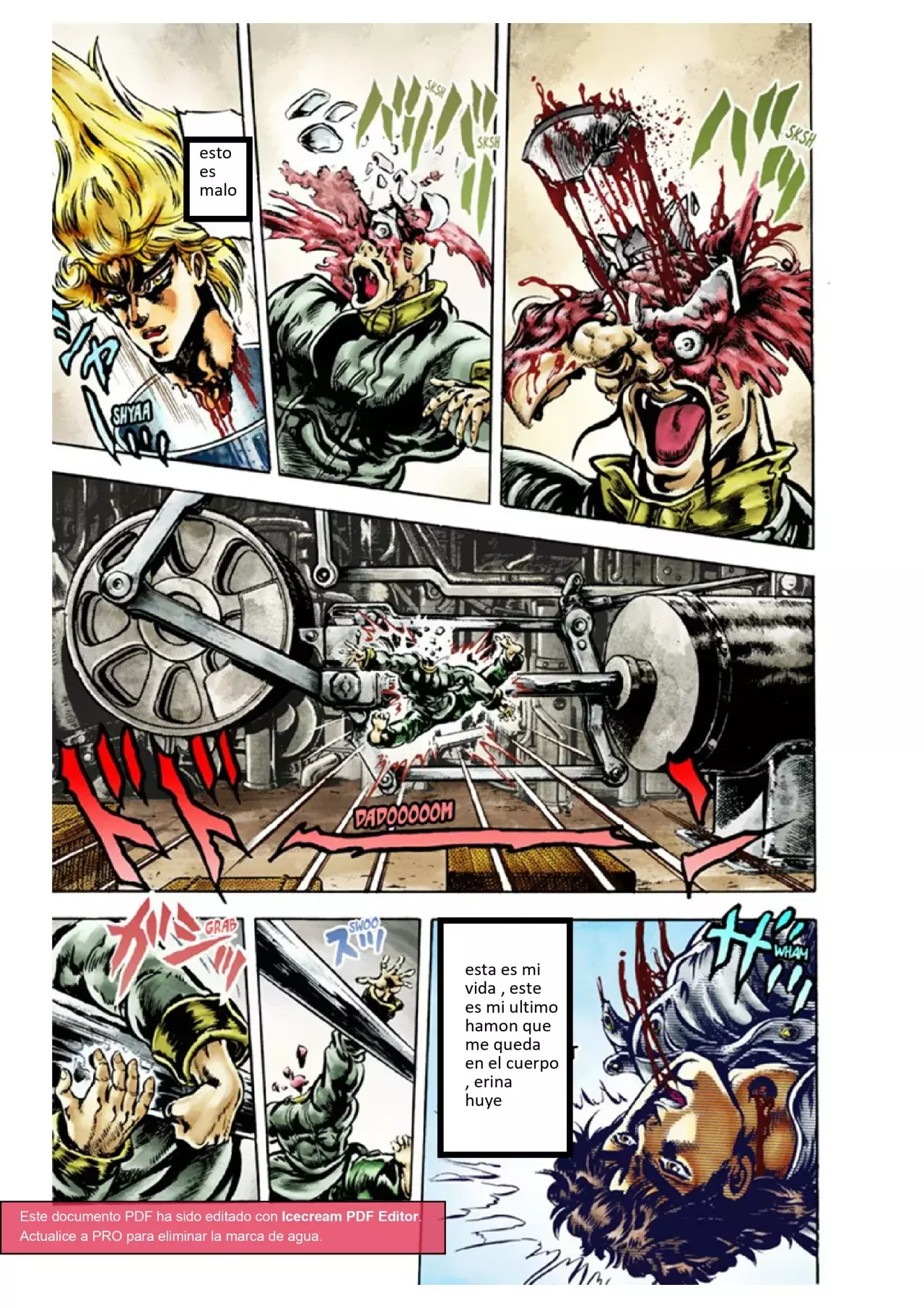 Read JoJo's Bizarre Adventure Parte 1 Phantom Blood Full Color ES Manga Online
