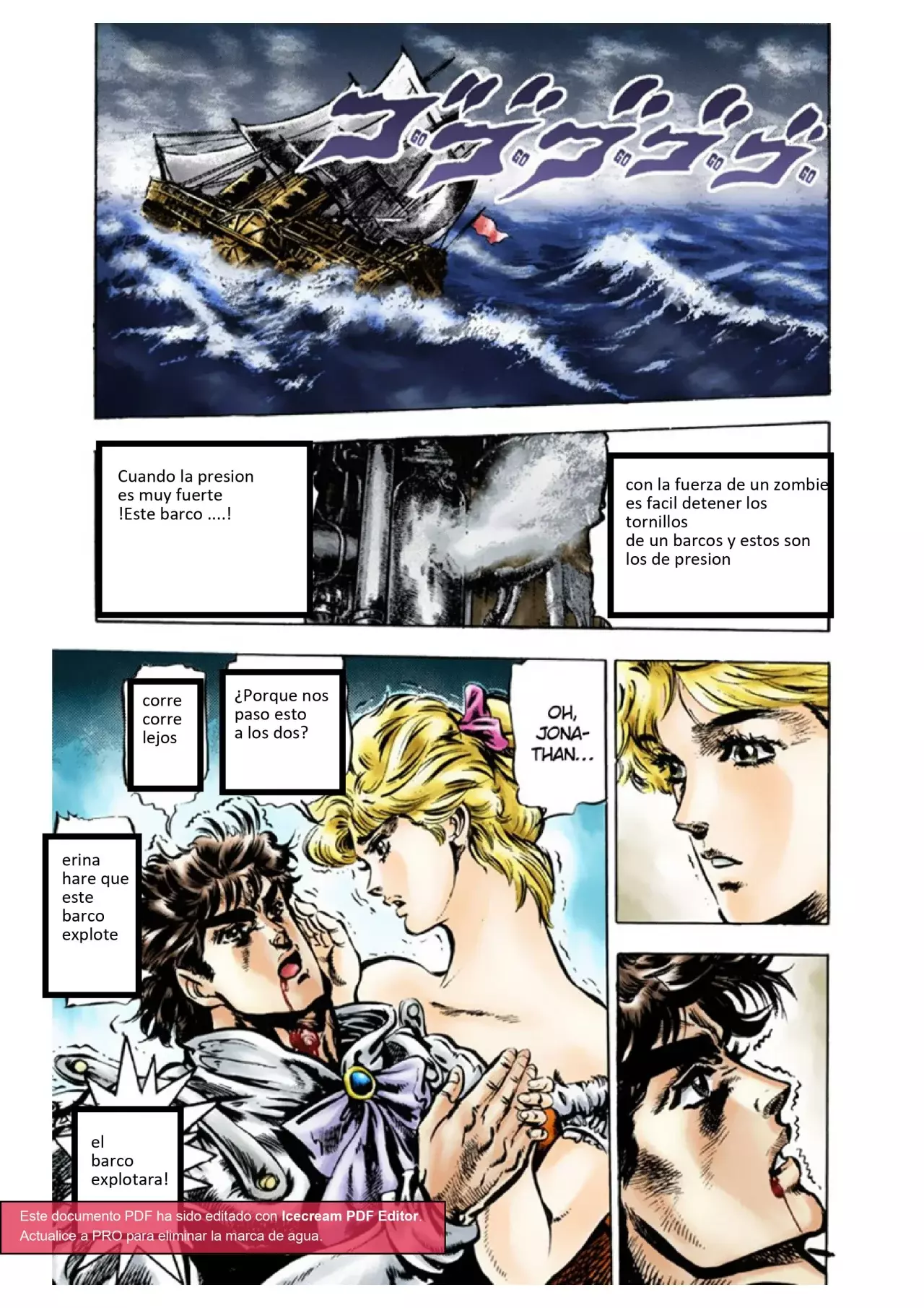 Read JoJo's Bizarre Adventure Parte 1 Phantom Blood Full Color ES Manga Online