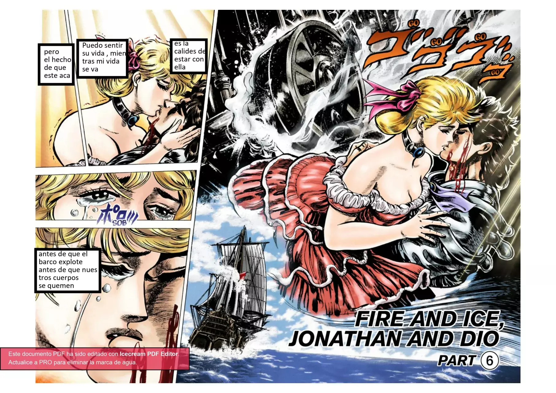 Read JoJo's Bizarre Adventure Parte 1 Phantom Blood Full Color ES Manga Online