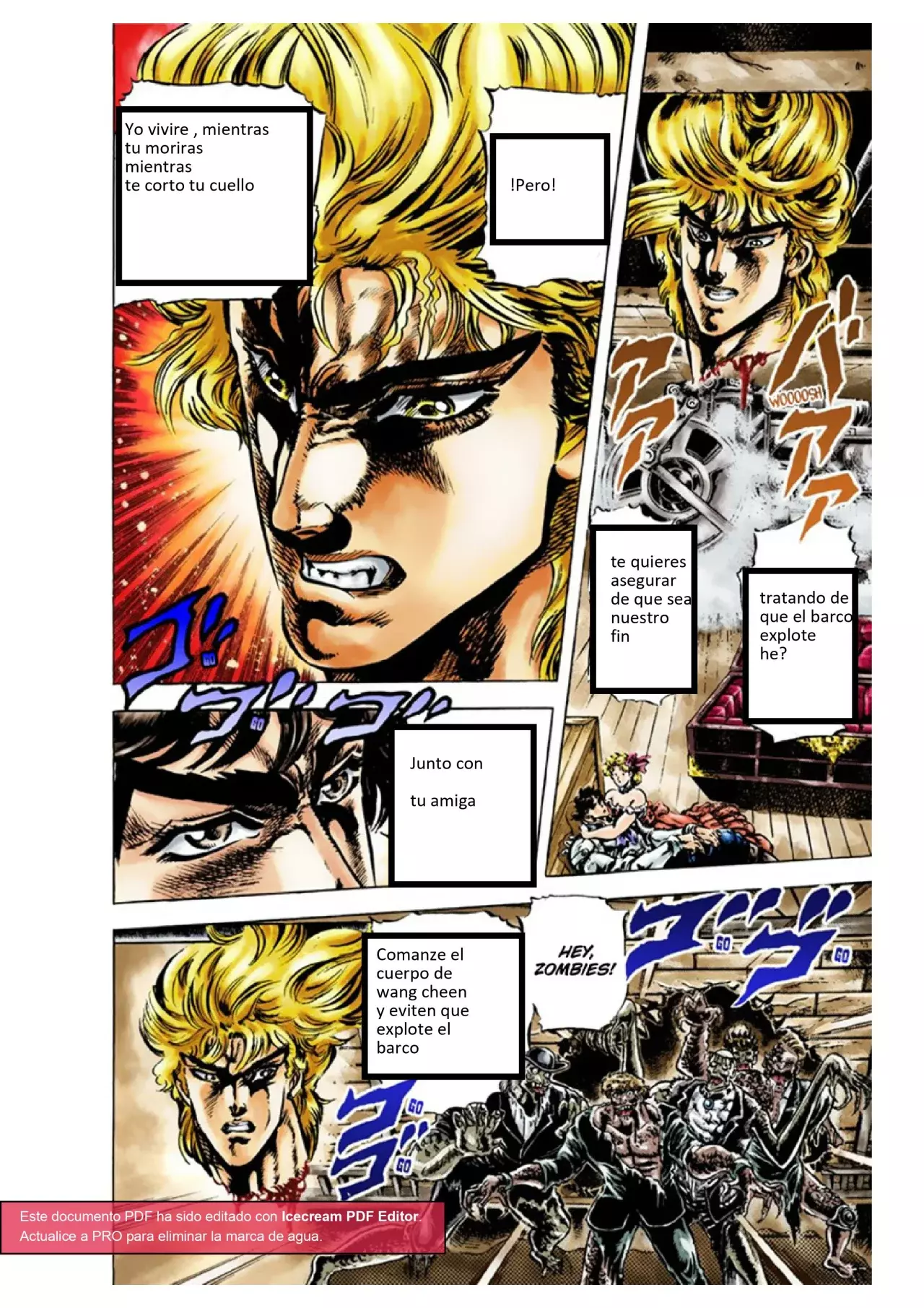 Read JoJo's Bizarre Adventure Parte 1 Phantom Blood Full Color ES Manga Online