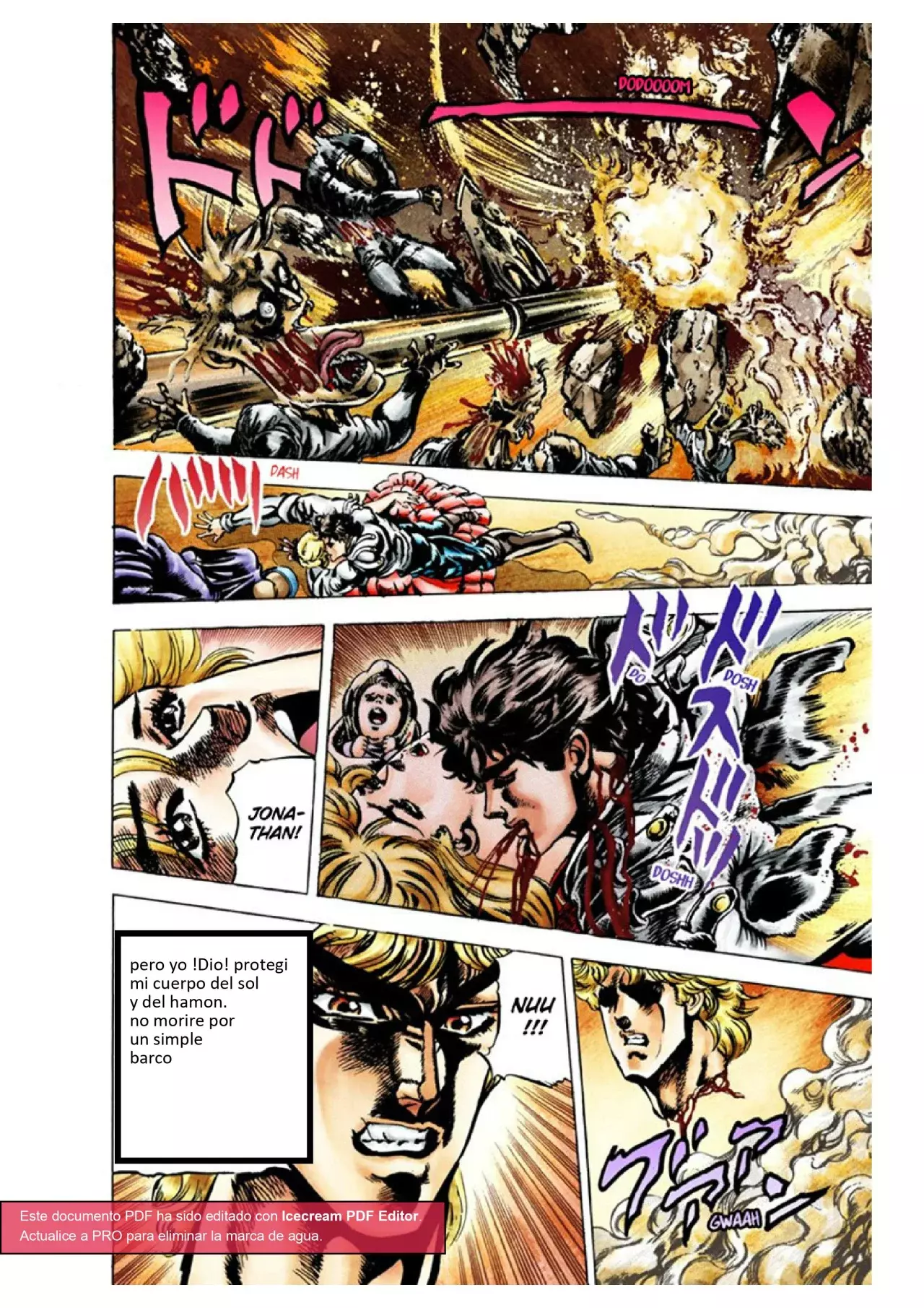 Read JoJo's Bizarre Adventure Parte 1 Phantom Blood Full Color ES Manga Online