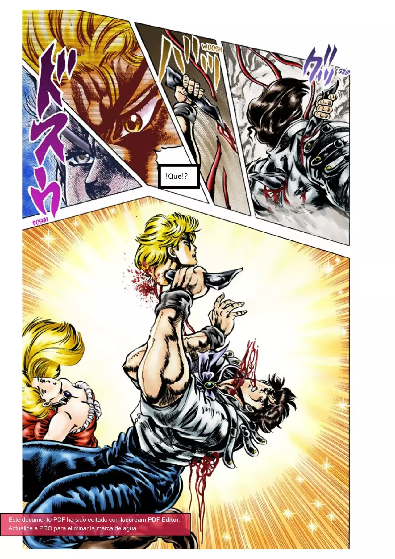 Read JoJo's Bizarre Adventure Parte 1 Phantom Blood Full Color ES Manga Online