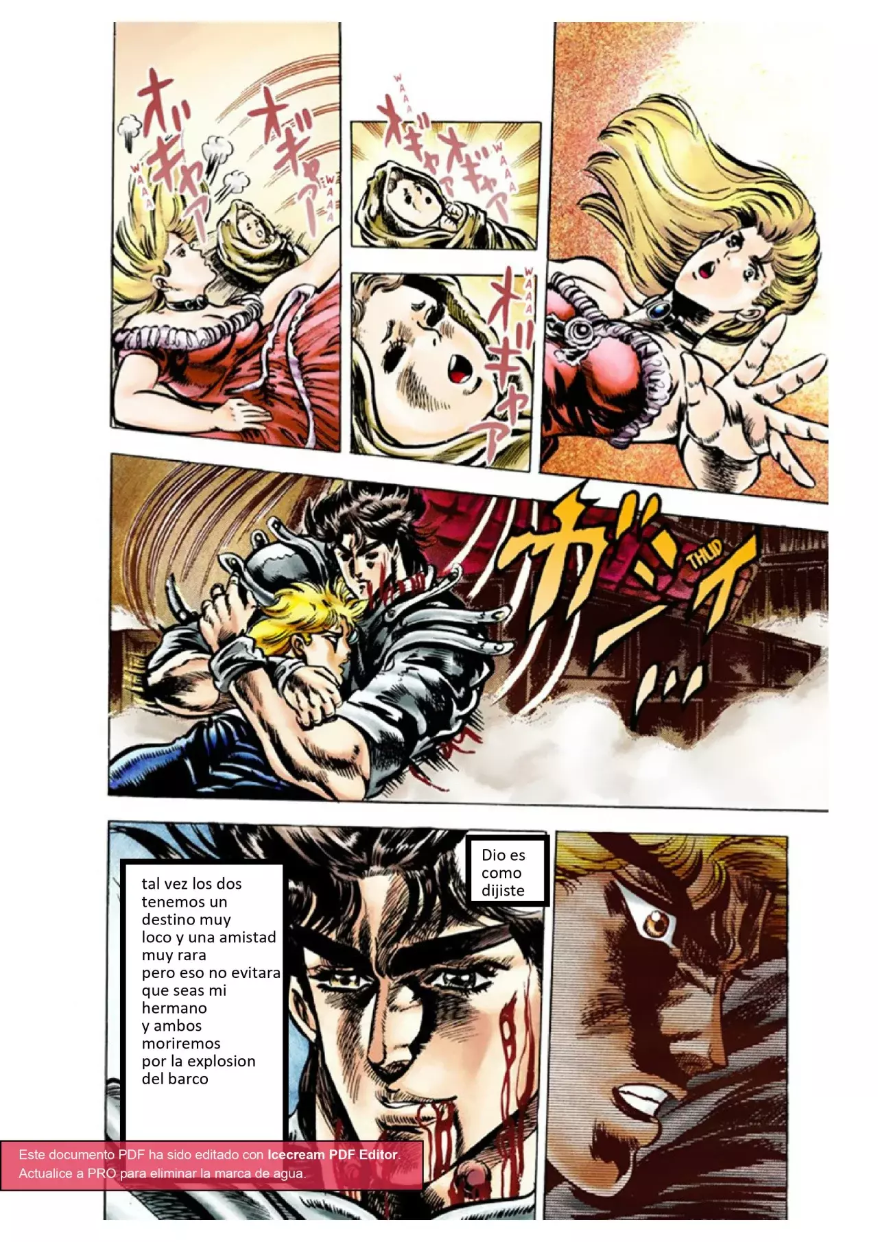 Read JoJo's Bizarre Adventure Parte 1 Phantom Blood Full Color ES Manga Online