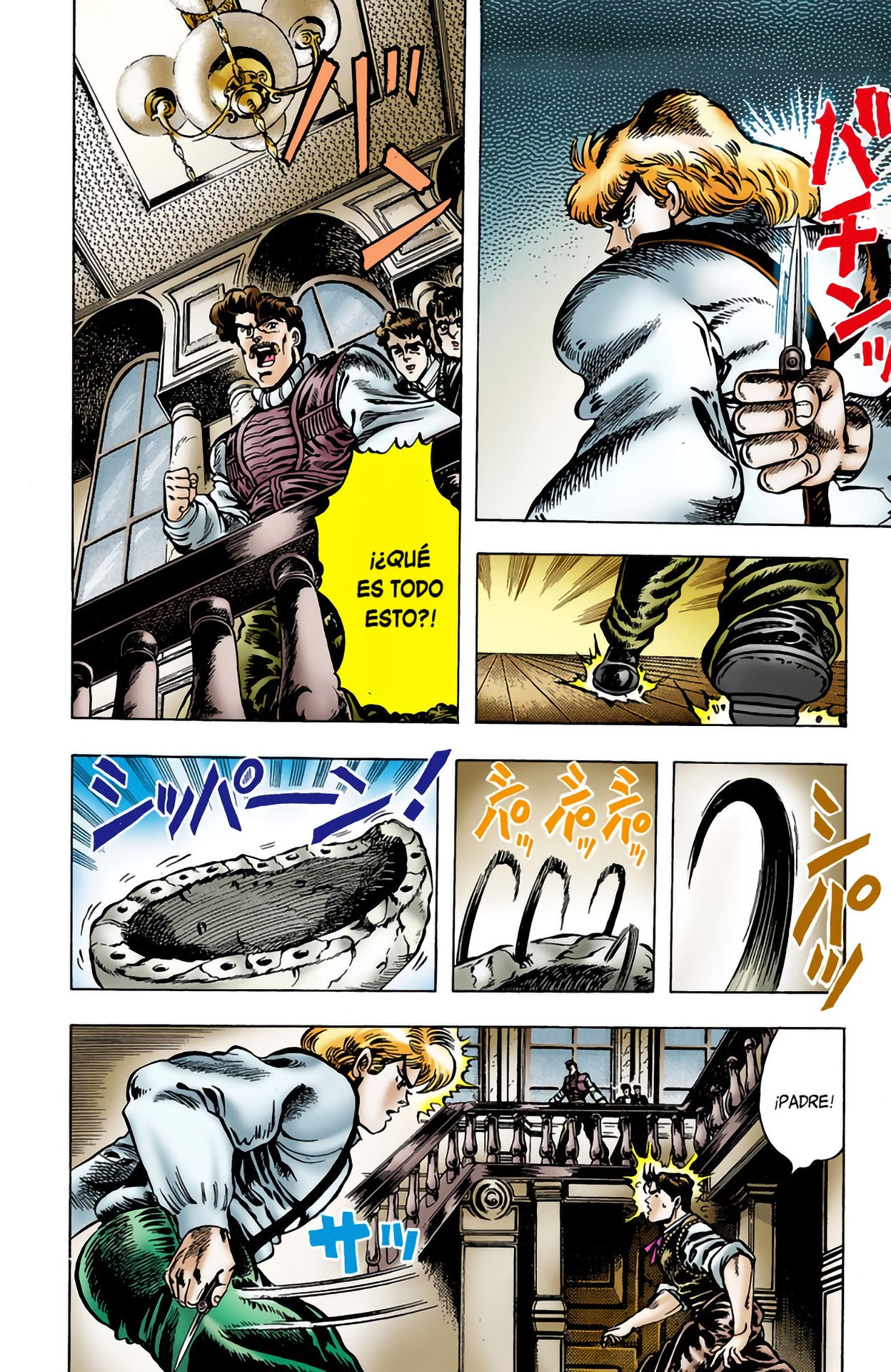 Read JoJo's Bizarre Adventure Parte 1 Phantom Blood Full Color ES Manga Online