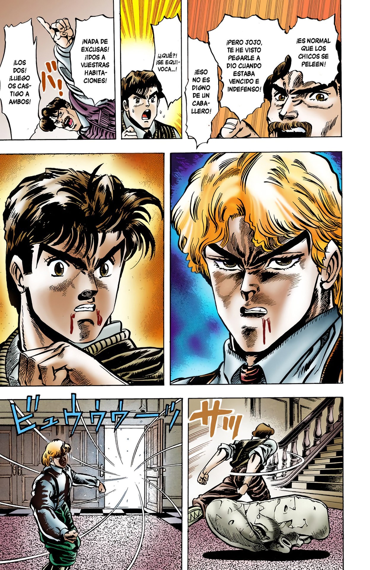 Read JoJo's Bizarre Adventure Parte 1 Phantom Blood Full Color ES Manga Online