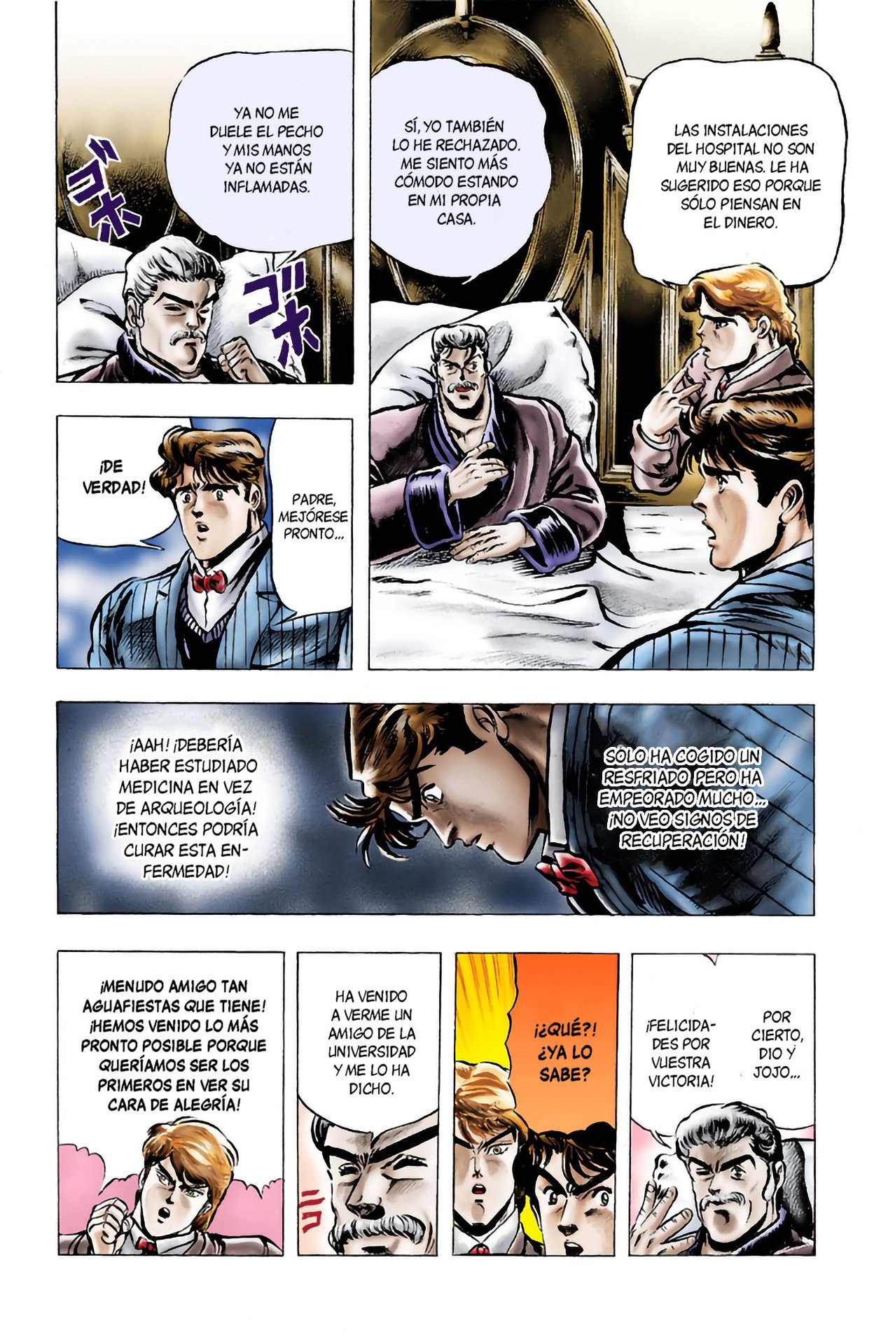 Read JoJo's Bizarre Adventure Parte 1 Phantom Blood Full Color ES Manga Online