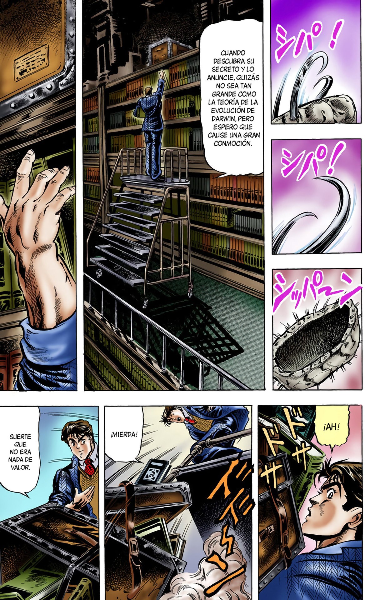 Read JoJo's Bizarre Adventure Parte 1 Phantom Blood Full Color ES Manga Online