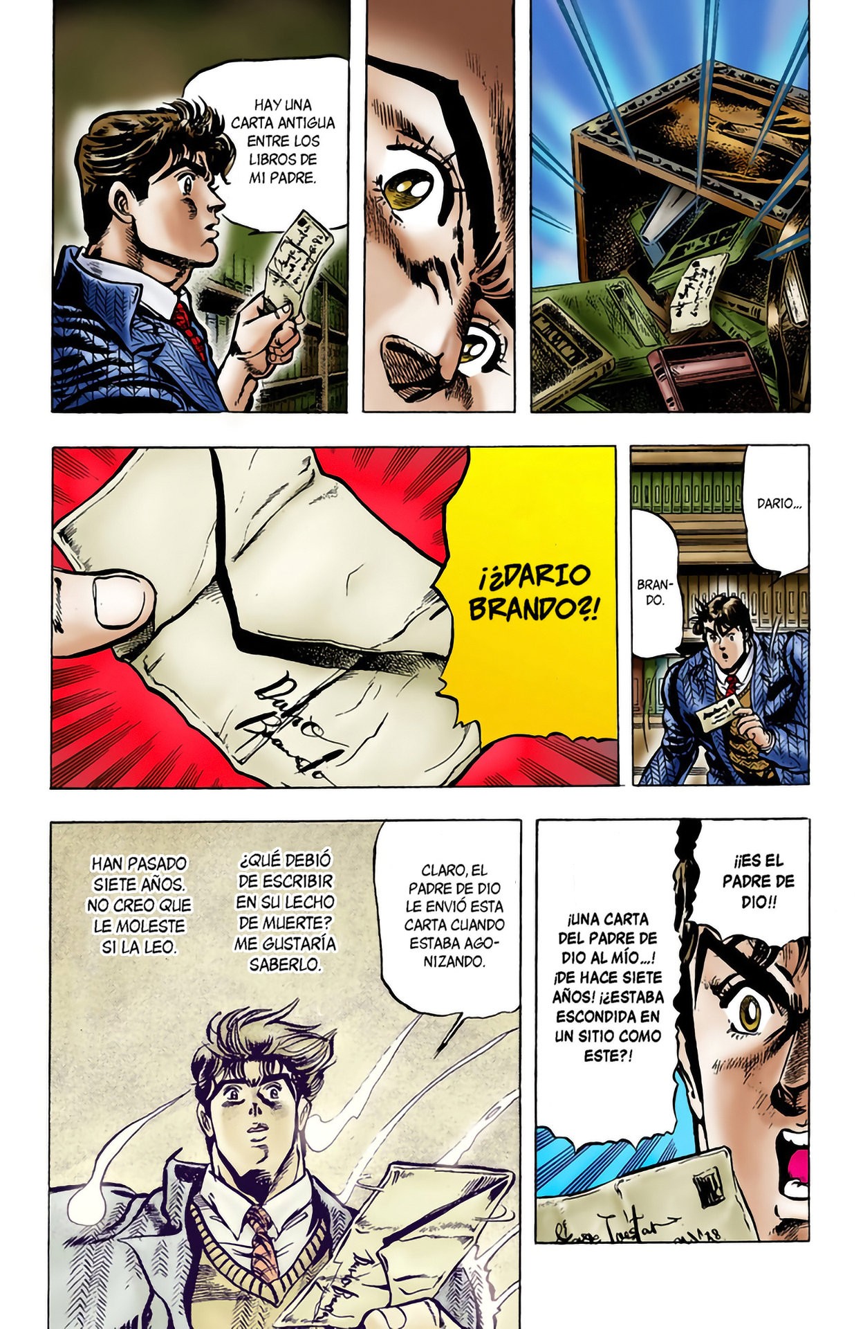 Read JoJo's Bizarre Adventure Parte 1 Phantom Blood Full Color ES Manga Online