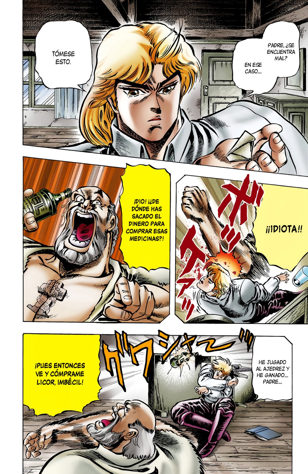 Read JoJo's Bizarre Adventure Parte 1 Phantom Blood Full Color ES Manga Online