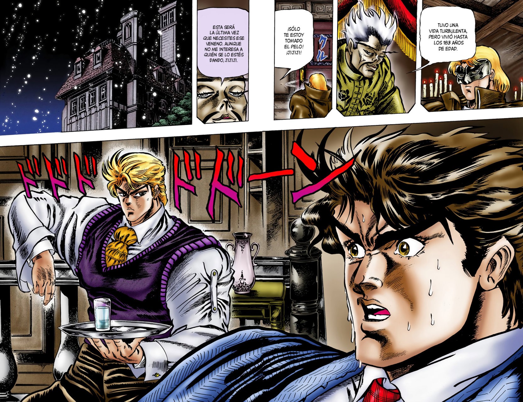 Read JoJo's Bizarre Adventure Parte 1 Phantom Blood Full Color ES Manga Online