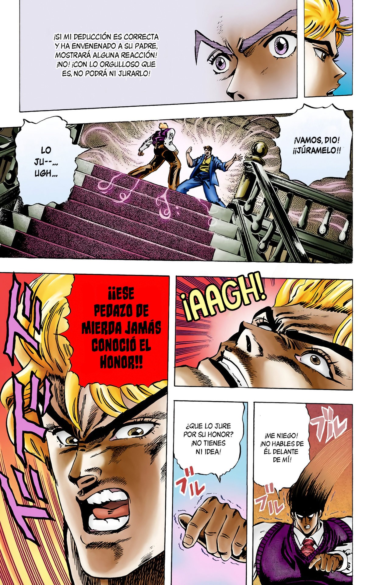 Read JoJo's Bizarre Adventure Parte 1 Phantom Blood Full Color ES Manga Online
