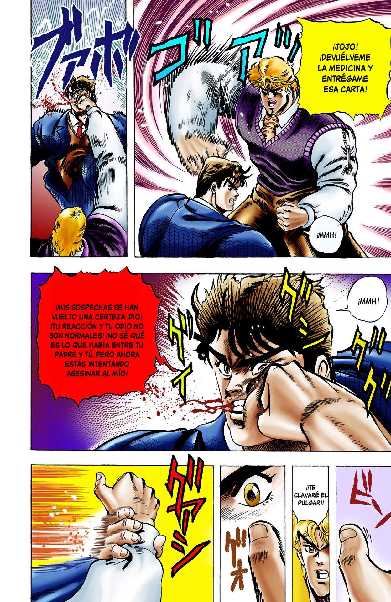 Read JoJo's Bizarre Adventure Parte 1 Phantom Blood Full Color ES Manga Online