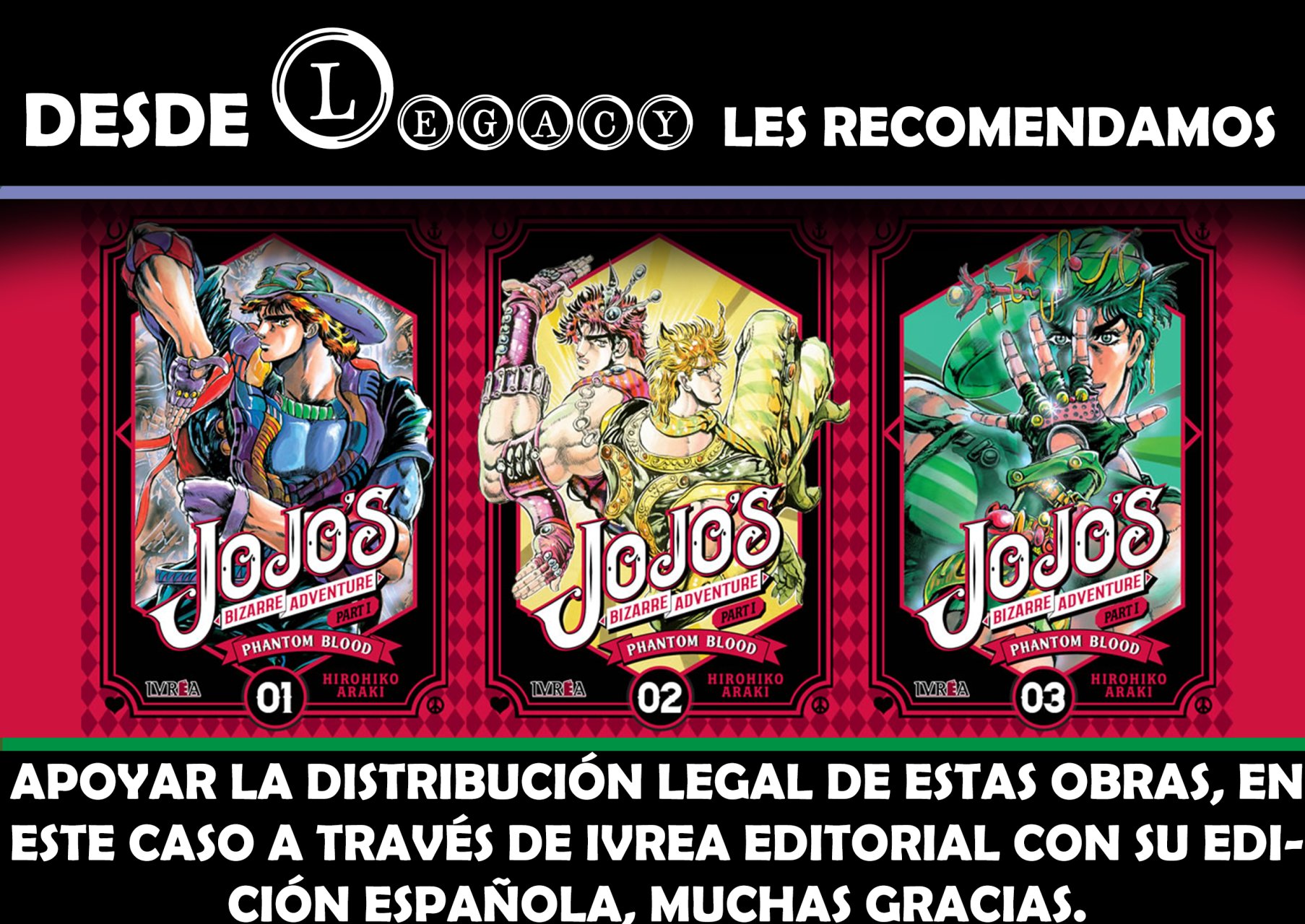 Read JoJo's Bizarre Adventure Parte 1 Phantom Blood Full Color ES Manga Online