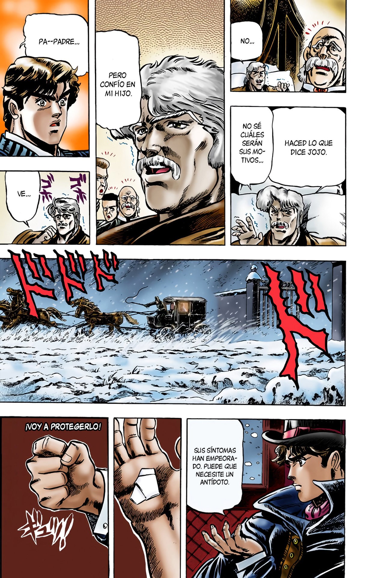 Read JoJo's Bizarre Adventure Parte 1 Phantom Blood Full Color ES Manga Online
