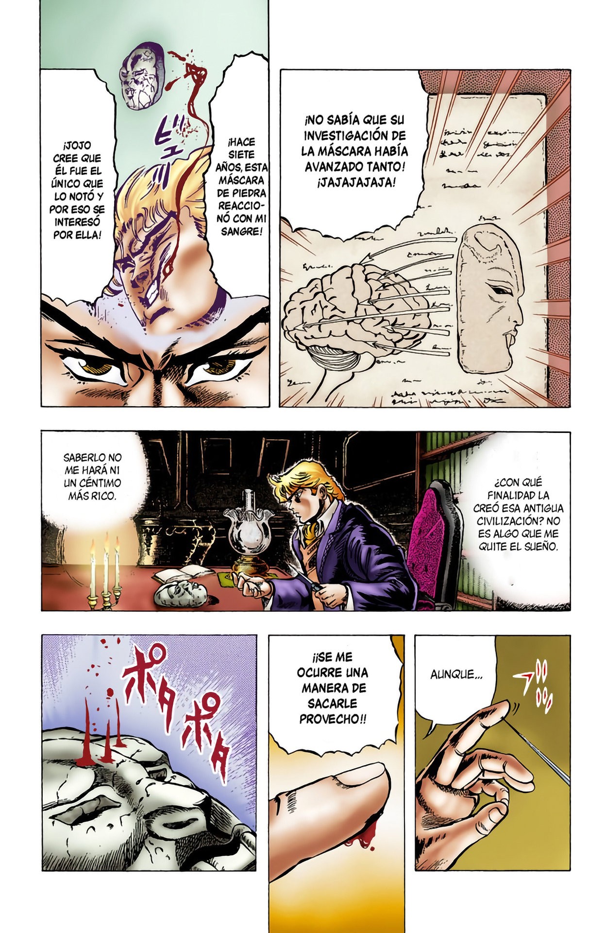 Read JoJo's Bizarre Adventure Parte 1 Phantom Blood Full Color ES Manga Online
