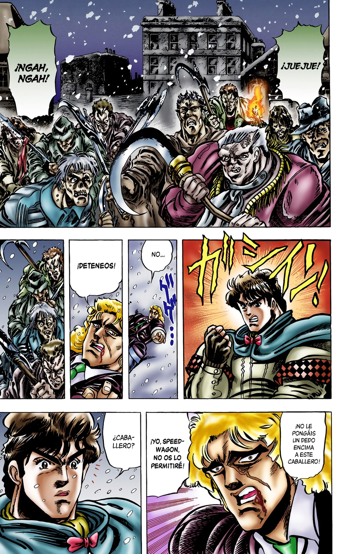 Read JoJo's Bizarre Adventure Parte 1 Phantom Blood Full Color ES Manga Online