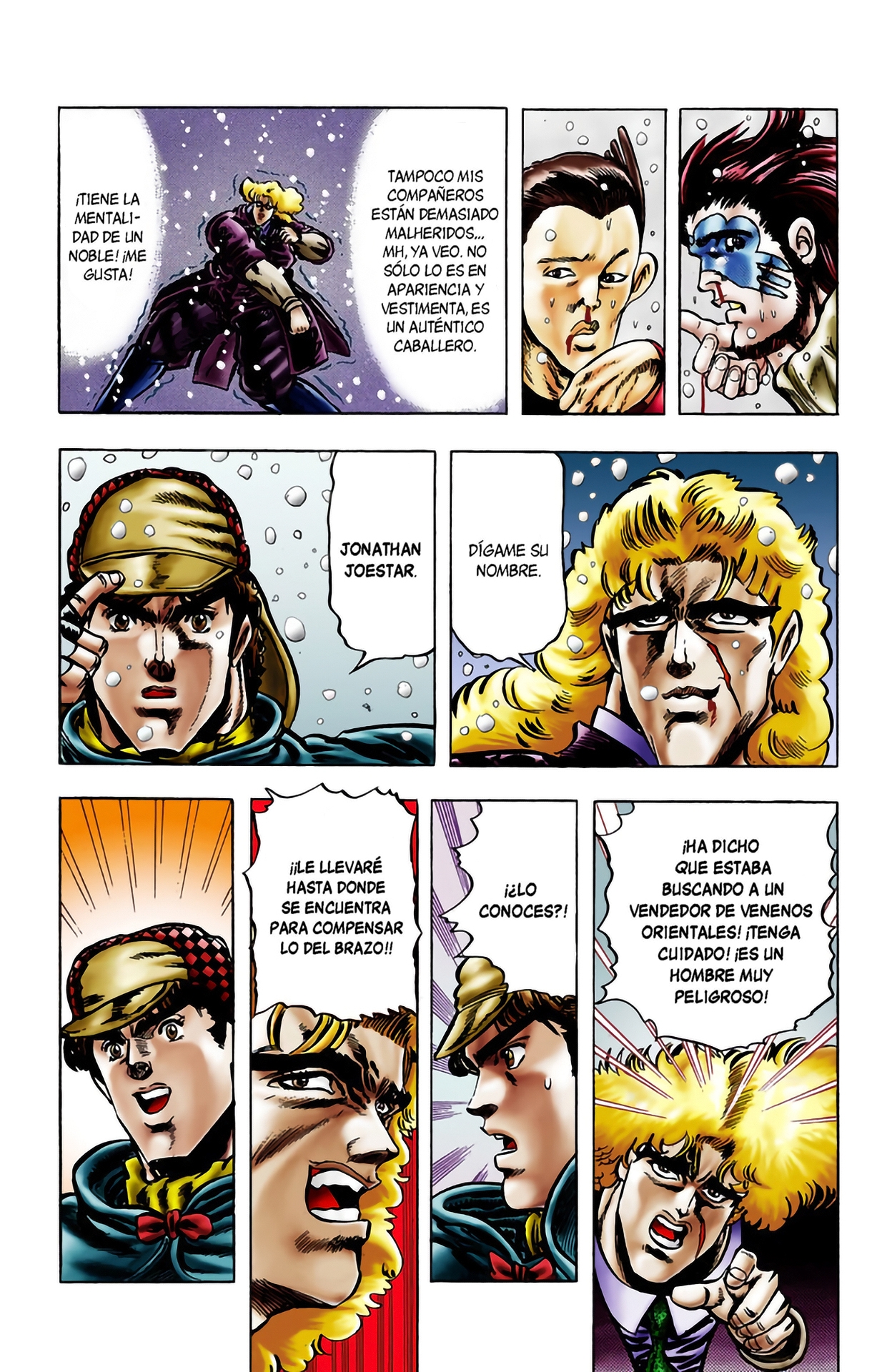 Read JoJo's Bizarre Adventure Parte 1 Phantom Blood Full Color ES Manga Online