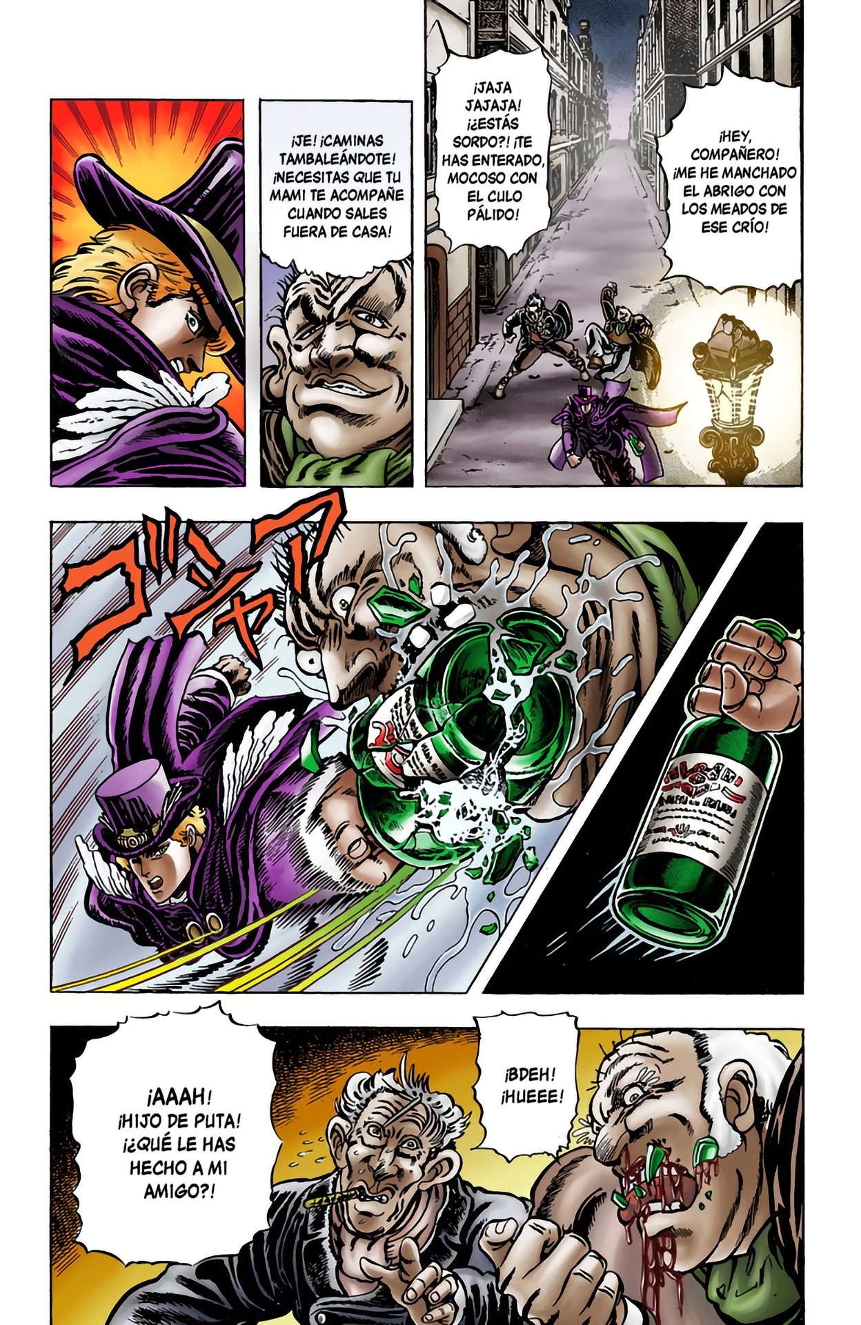 Read JoJo's Bizarre Adventure Parte 1 Phantom Blood Full Color ES Manga Online