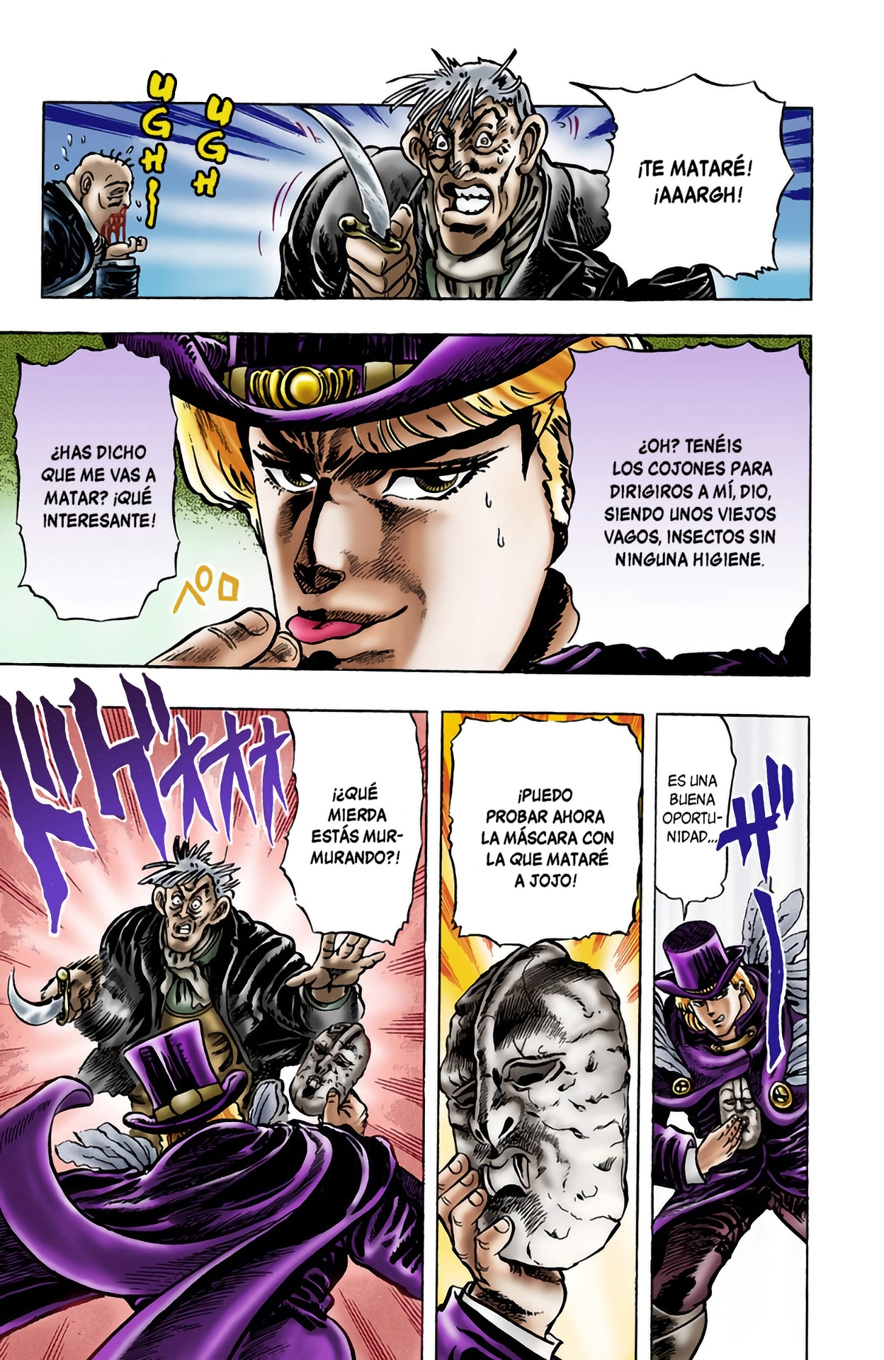 Read JoJo's Bizarre Adventure Parte 1 Phantom Blood Full Color ES Manga Online