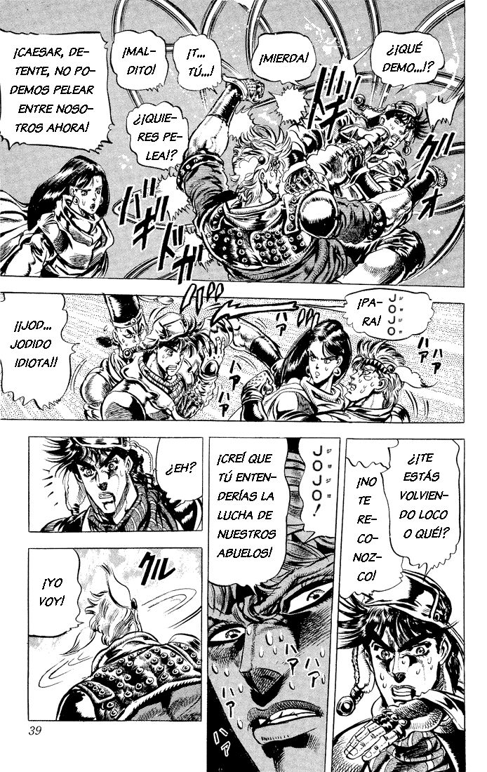 Read JoJo's Bizarre Adventure Parte 2 Battle Tendency ES Manga Online